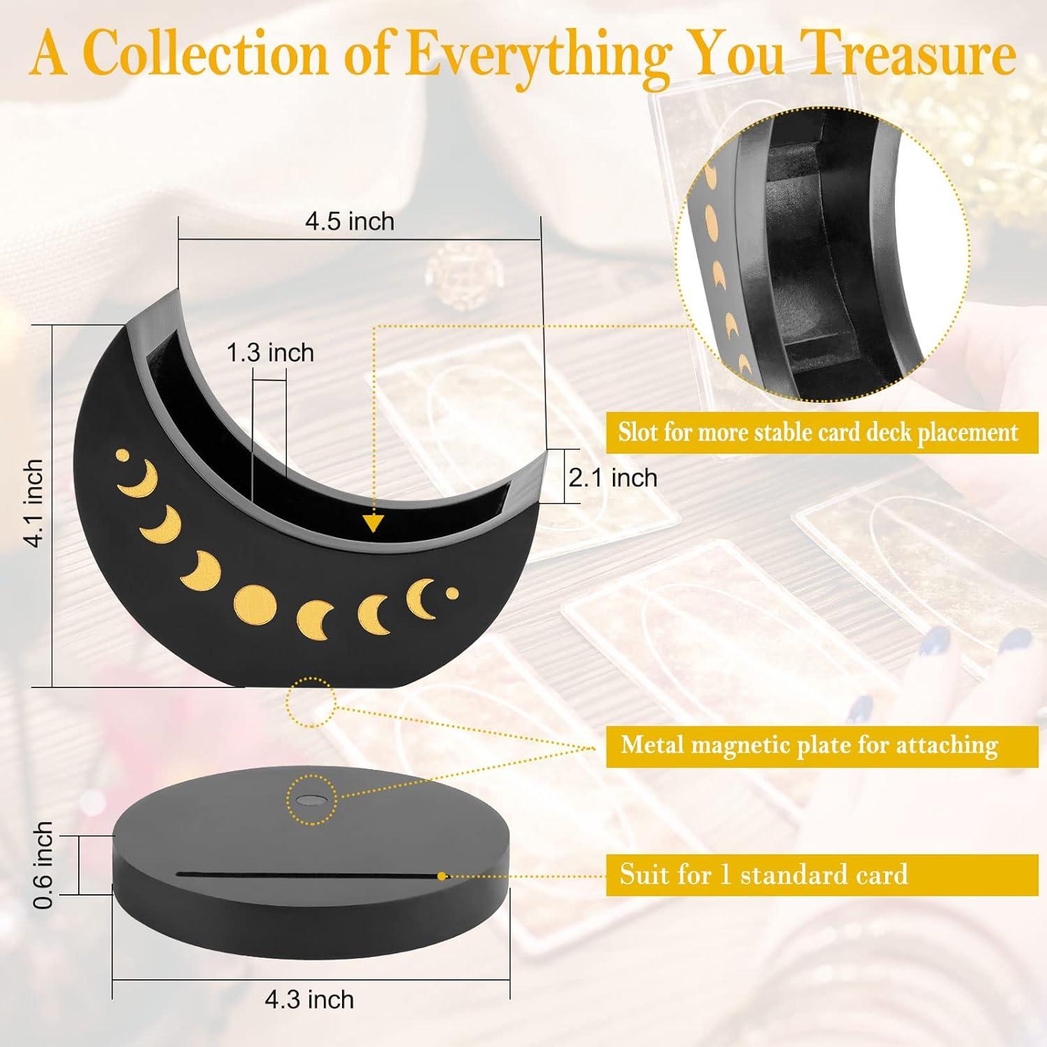 Caja de Madera para Tarot Ceiner con Fase Lunar 13.46 cm