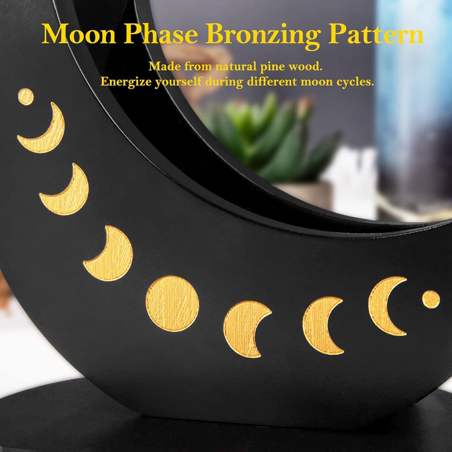 Caja de Madera para Tarot Ceiner con Fase Lunar 13.46 cm