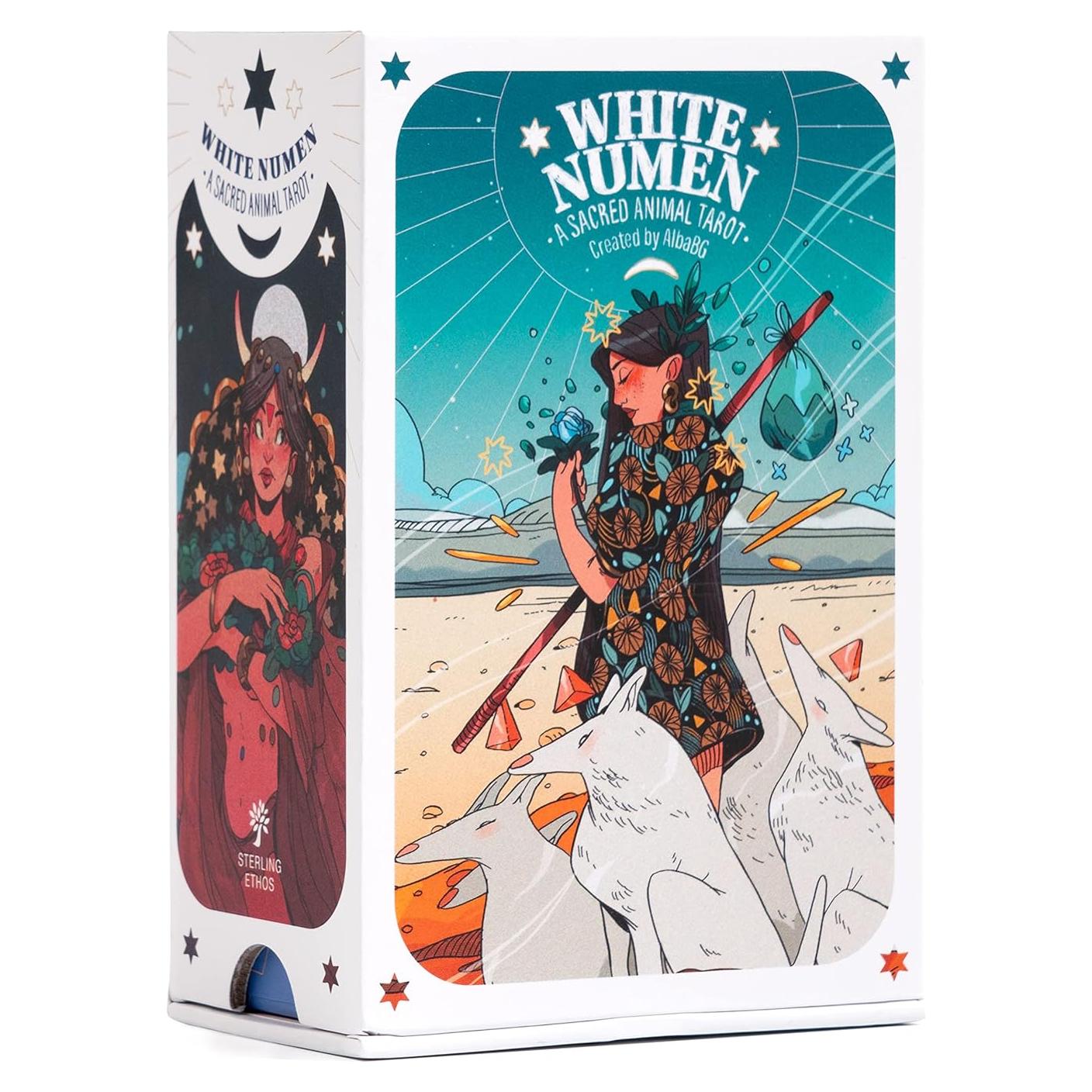 White Numen: A Sacred Animal Tarot Deck: A 78-Card Tarot Deck with Guidebook (Modern Tarot Library)