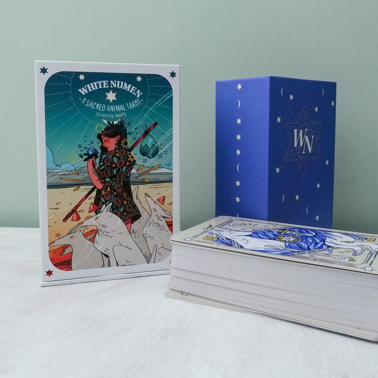 White Numen: A Sacred Animal Tarot Deck: A 78-Card Tarot Deck with Guidebook (Modern Tarot Library)