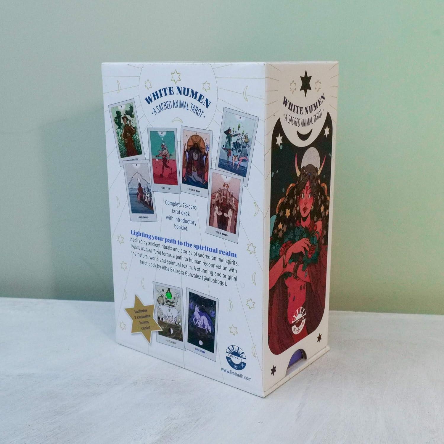 White Numen: A Sacred Animal Tarot Deck: A 78-Card Tarot Deck with Guidebook (Modern Tarot Library)