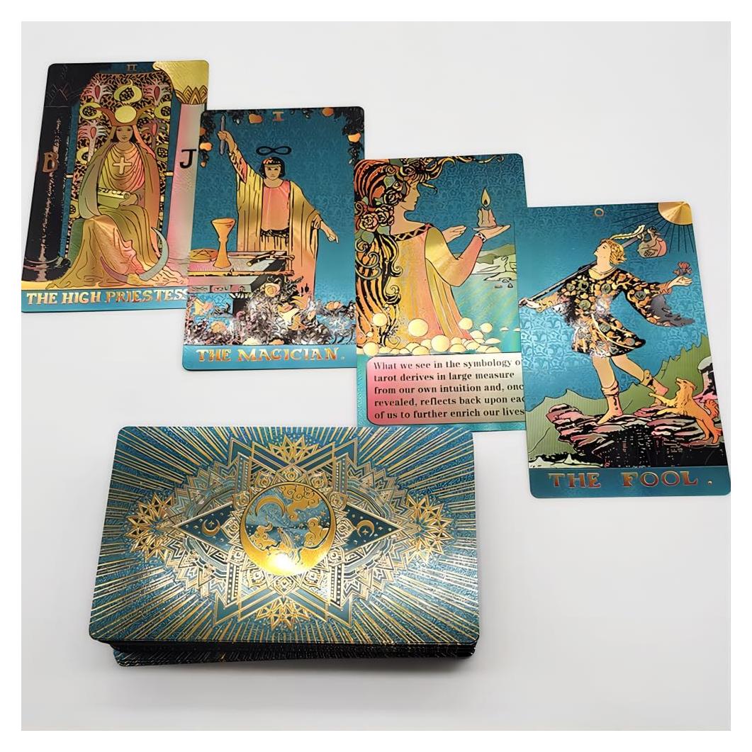 Baraja de Tarot de Lujo MSTICORA - 78 Cartas Impermeables