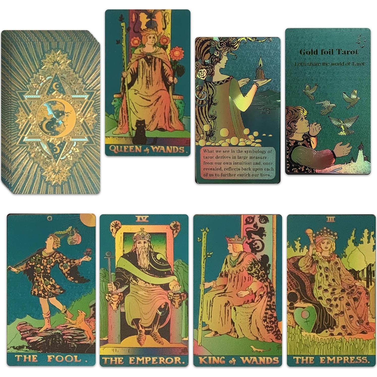 Baraja de Tarot de Lujo MSTICORA - 78 Cartas Impermeables