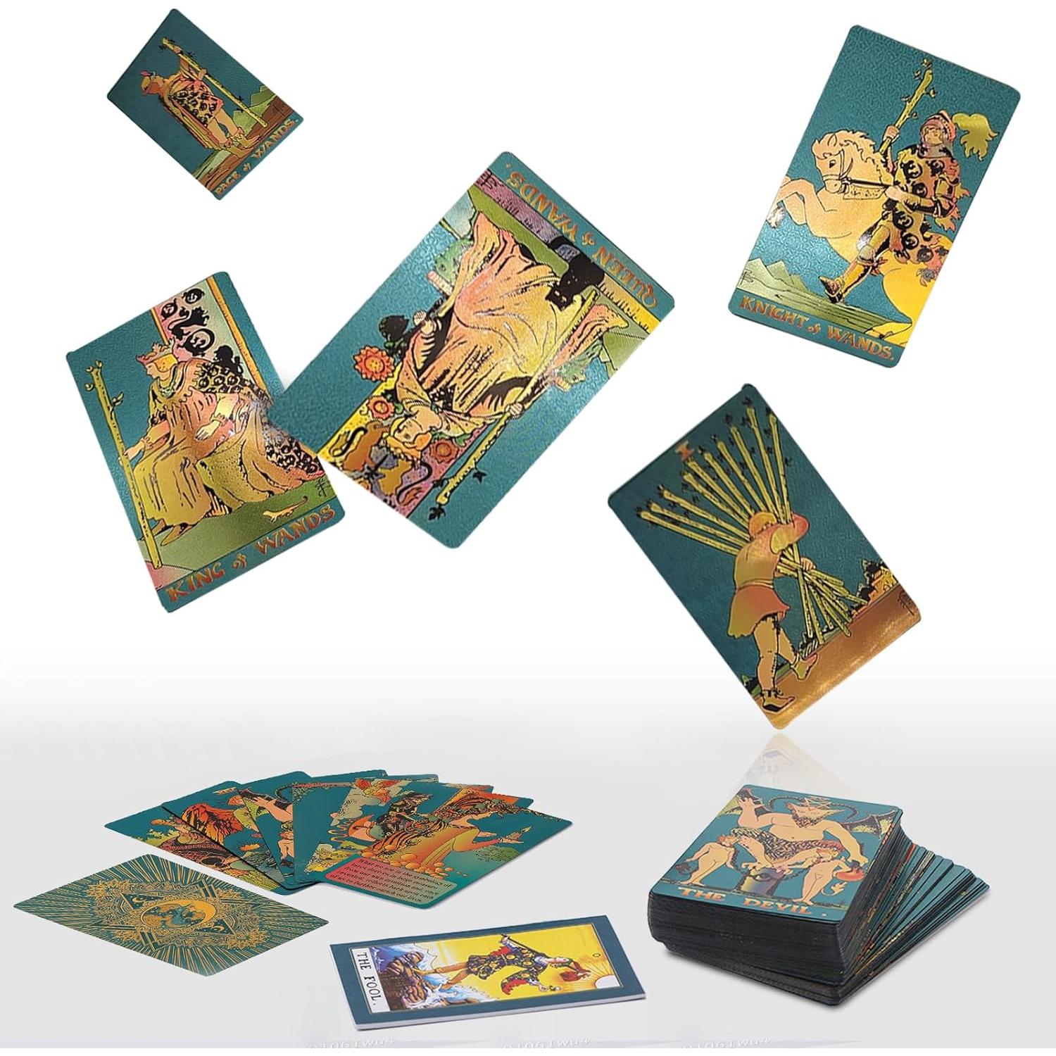 Baraja de Tarot de Lujo MSTICORA - 78 Cartas Impermeables