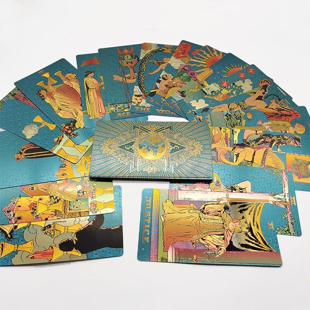 Baraja de Tarot de Lujo MSTICORA - 78 Cartas Impermeables