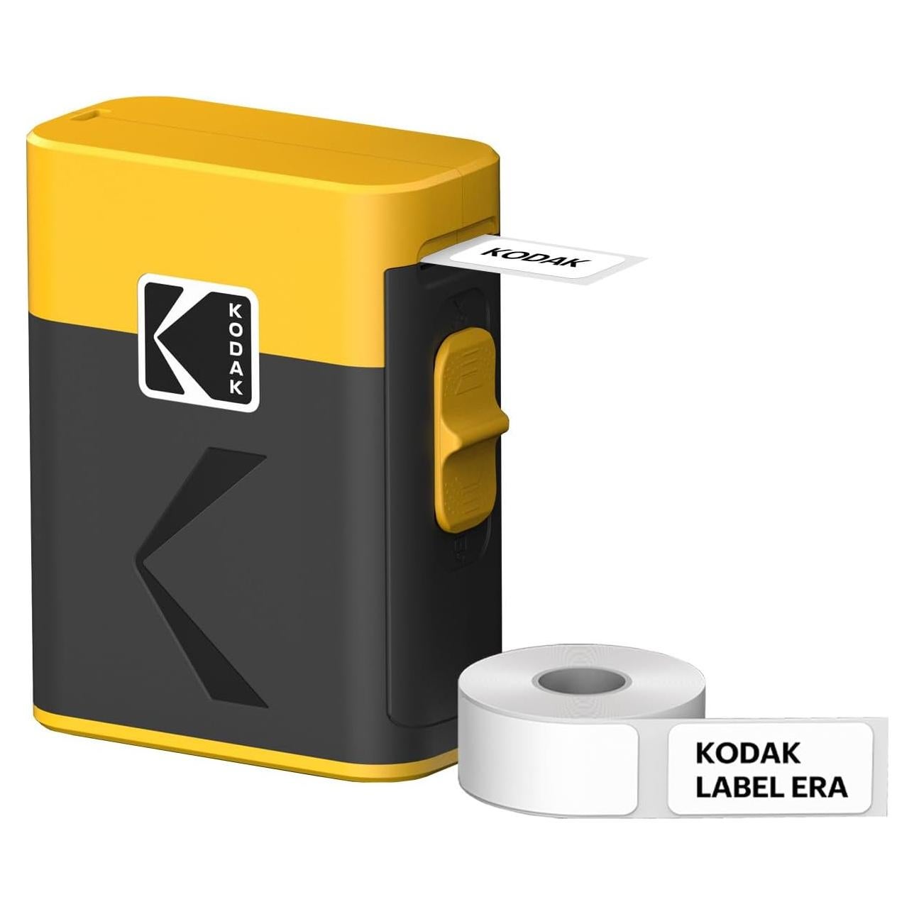 Etiquetadora KODAK ERA Bluetooth con 1 Rollo Adhesivo Amarillo