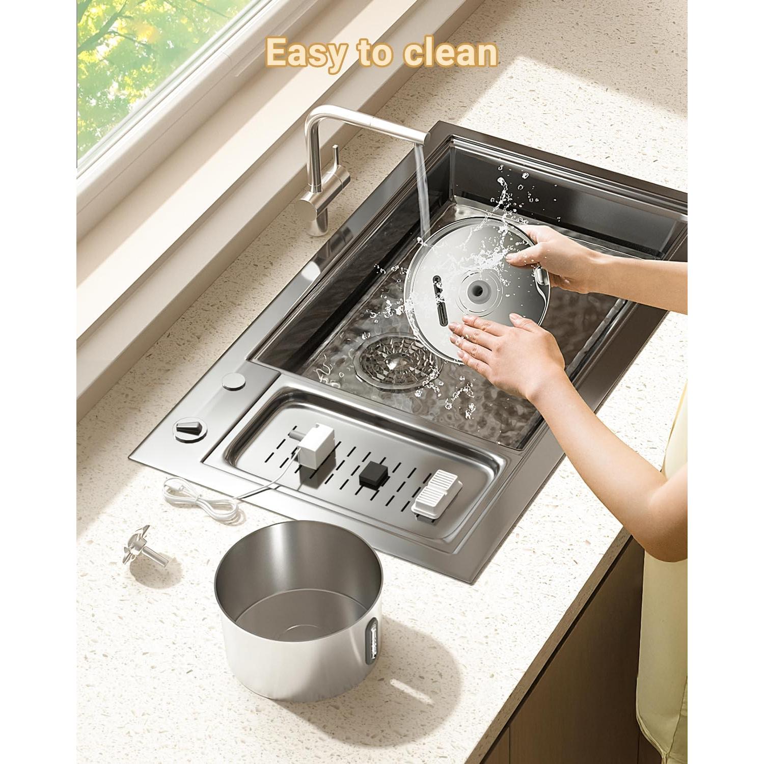 Fuente de Agua para Gatos BalimoPet 2.2L Acero Inoxidable Silenciosa