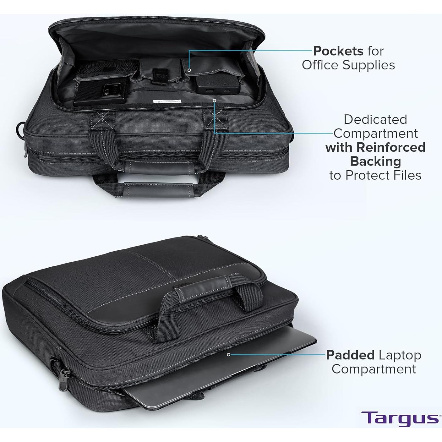 Maletín Targus Slim 16" para laptop unisex negro