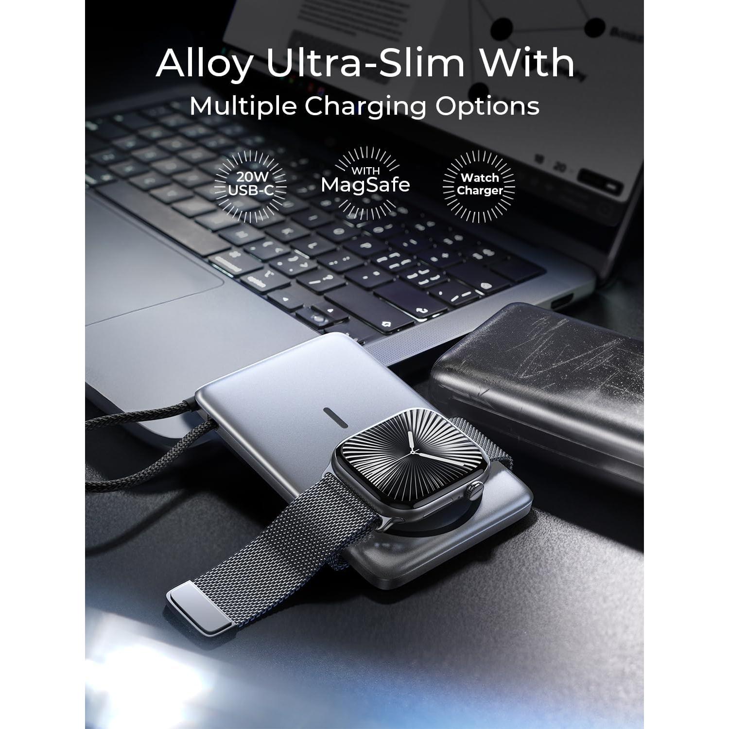 Batería Portátil MagSafe LISEN 10000mAh Ultra Slim Negro