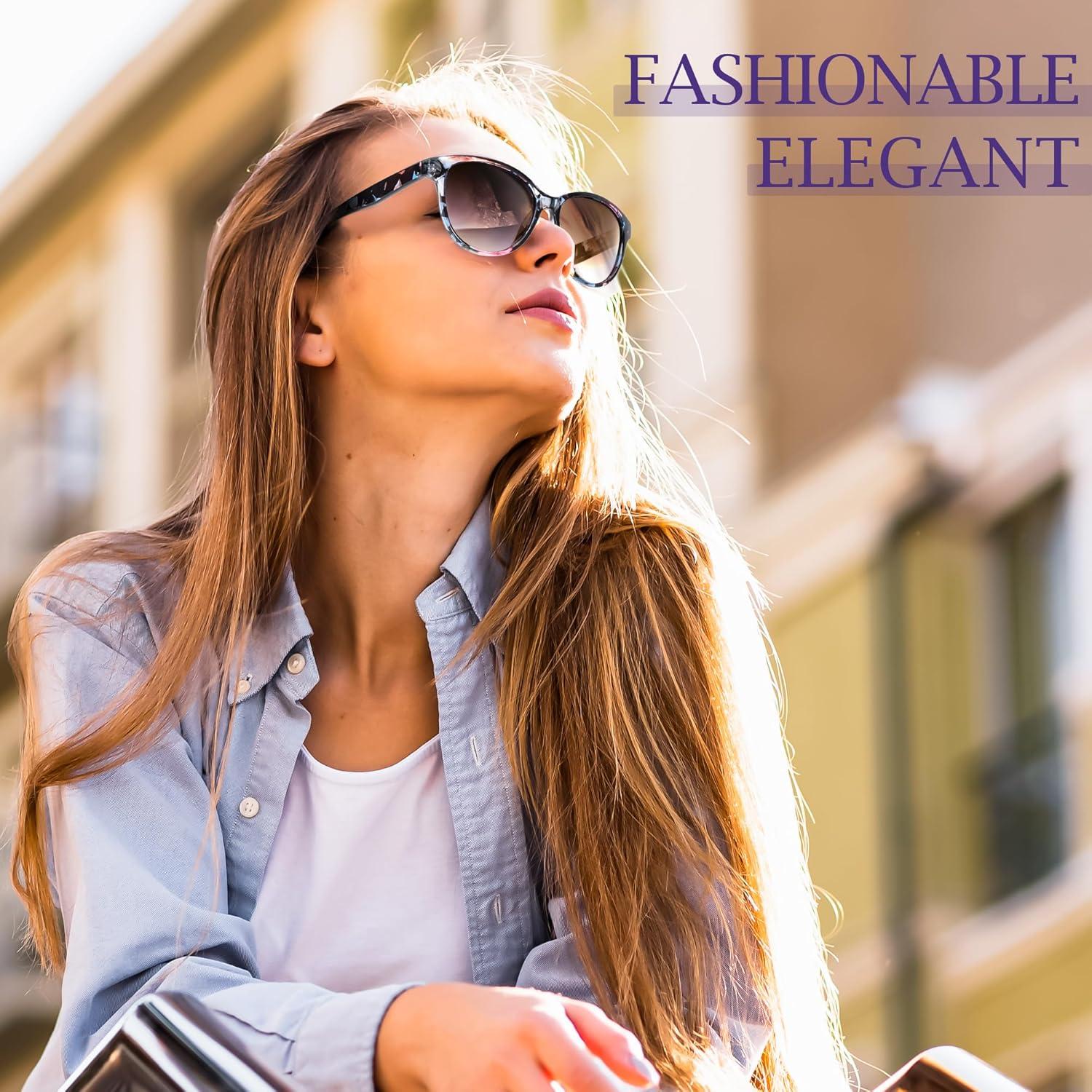 Gafas de sol polarizadas SIPHEW para mujeres, UV400, diseño vintage