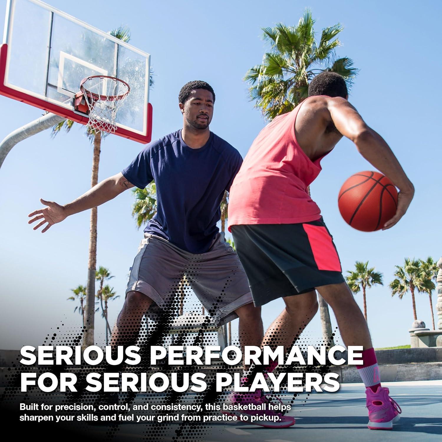 Balón de Baloncesto Lifeworks Tamaño 7 Caucho Naranja