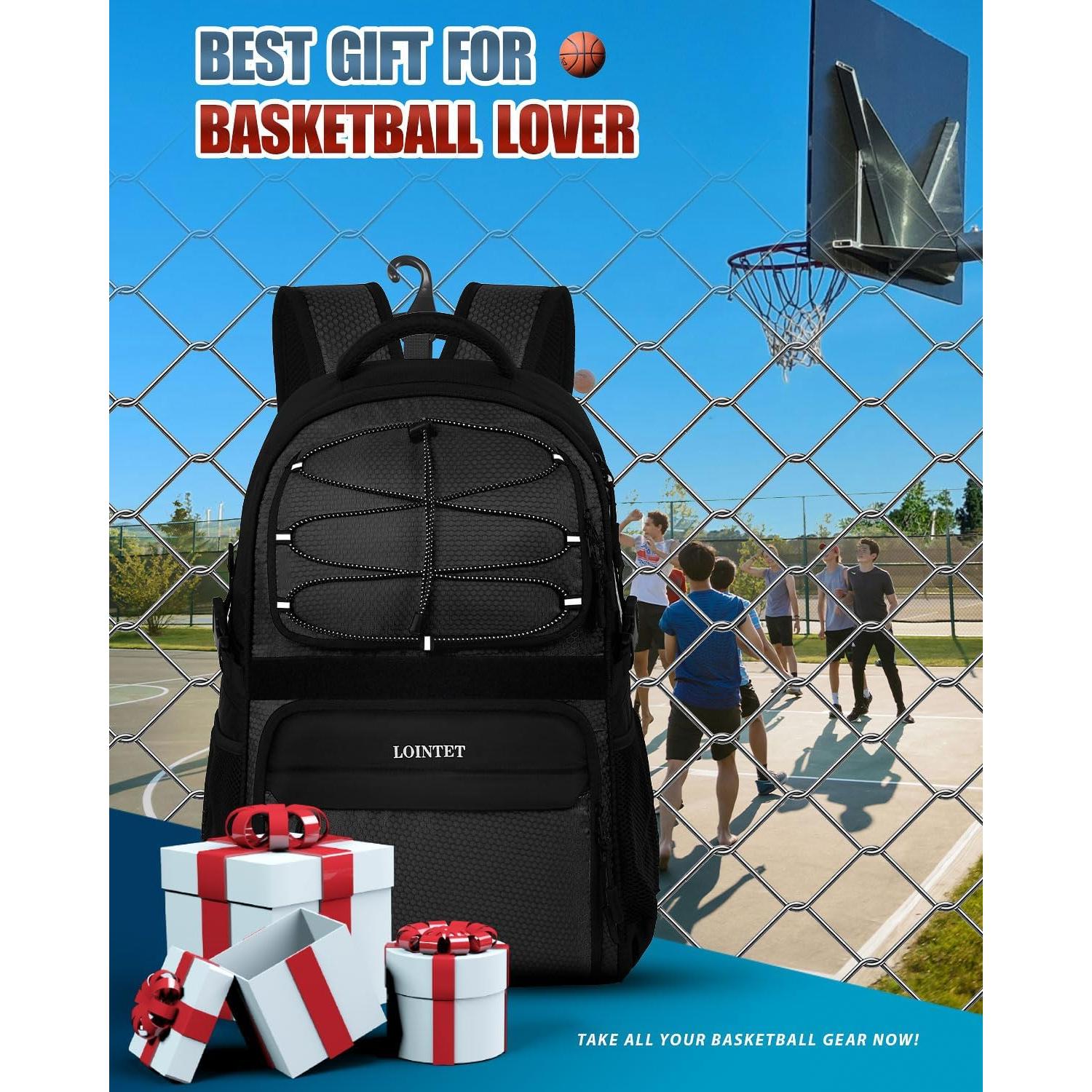 Mochila de Baloncesto LOINTET Lt Sp2004black 35L con Compartimentos
