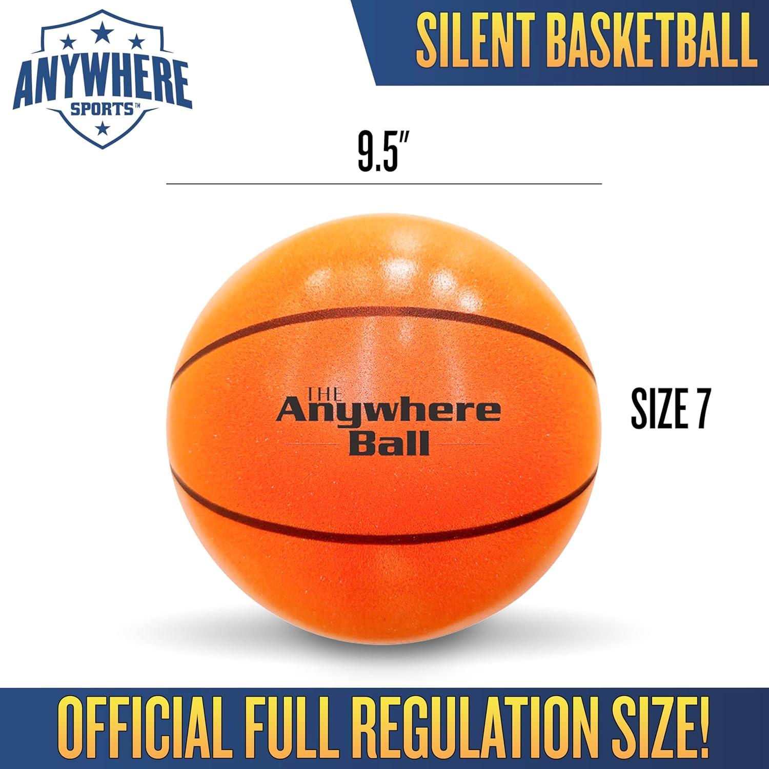 Baloncesto Silencioso Anywhere Sports 9.5" Espuma para Interior