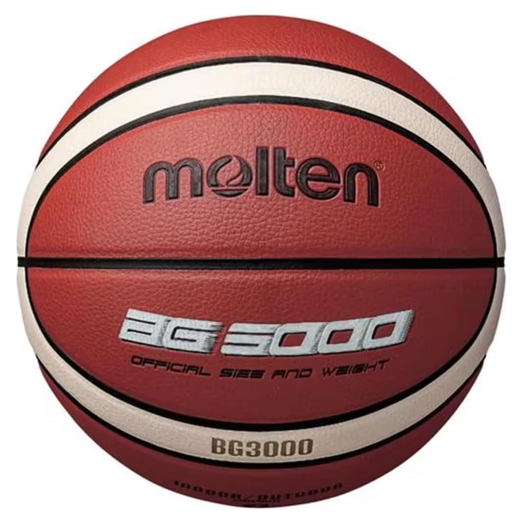 Balón de Baloncesto Molten BG3000 Tamaño 7 Naranja-Marfil