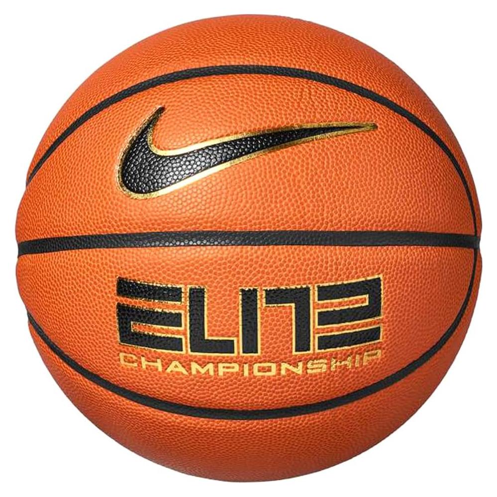 Balón de Baloncesto Nike Elite Championship 28.5" Negro/Dorado