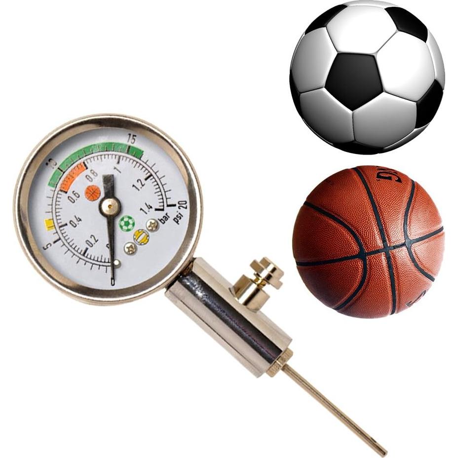 Manómetro de presión Firelong para balones deportivos - 1 kg