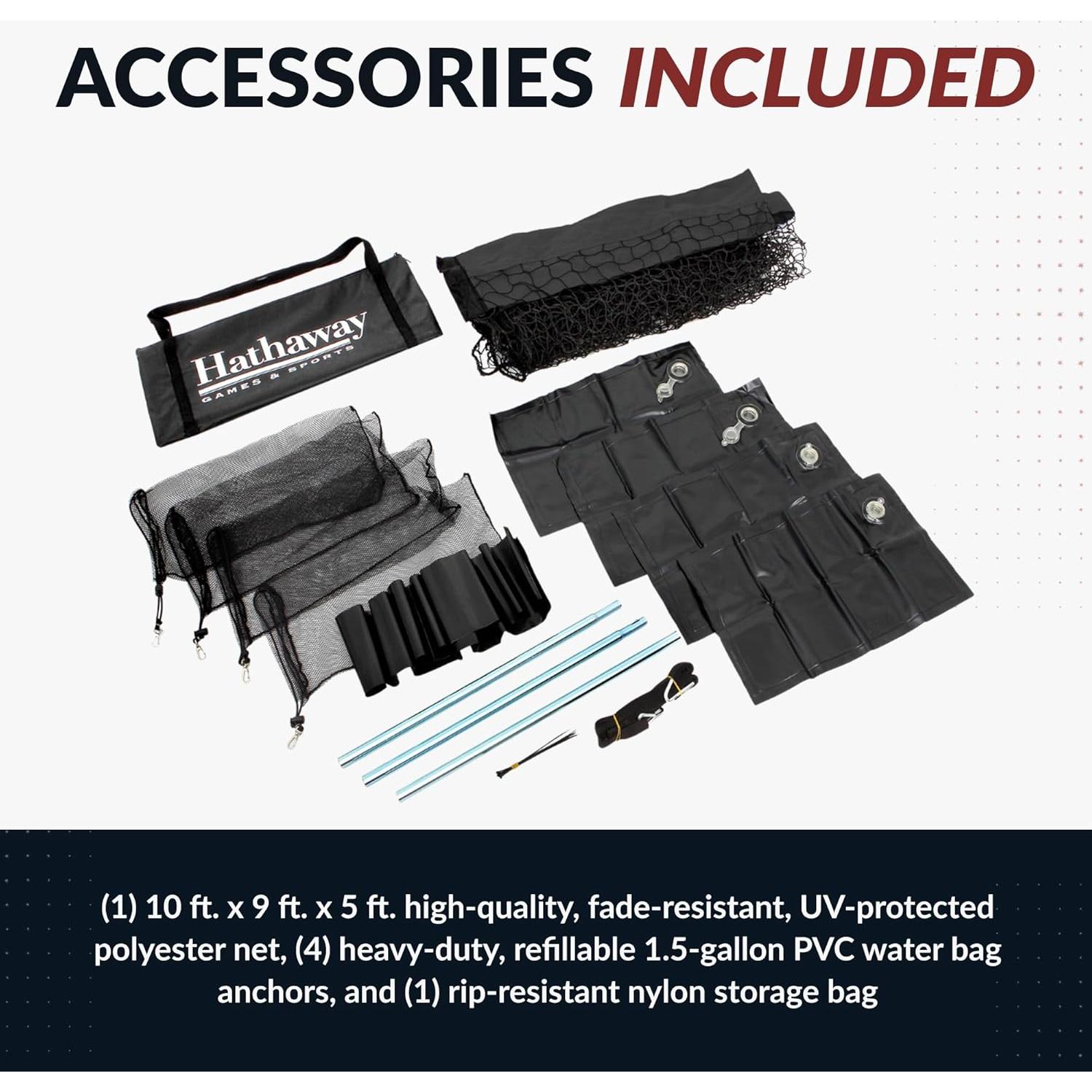 Sistema de Devolución de Baloncesto Hathaway Rebounder 10x9x5 ft