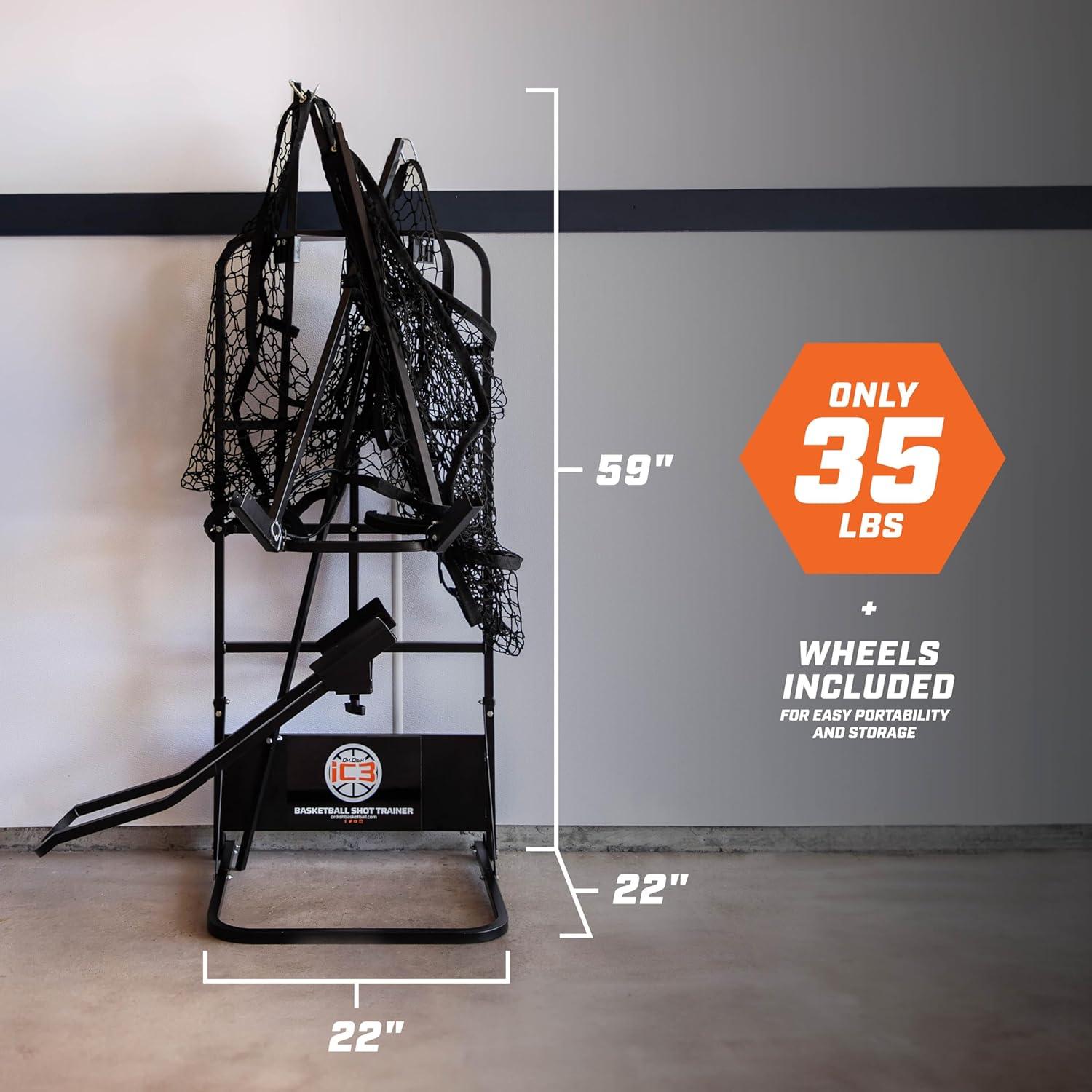 Entrenador de Tiro Dr. Dish IC3 con Red Rebotadora Portátil