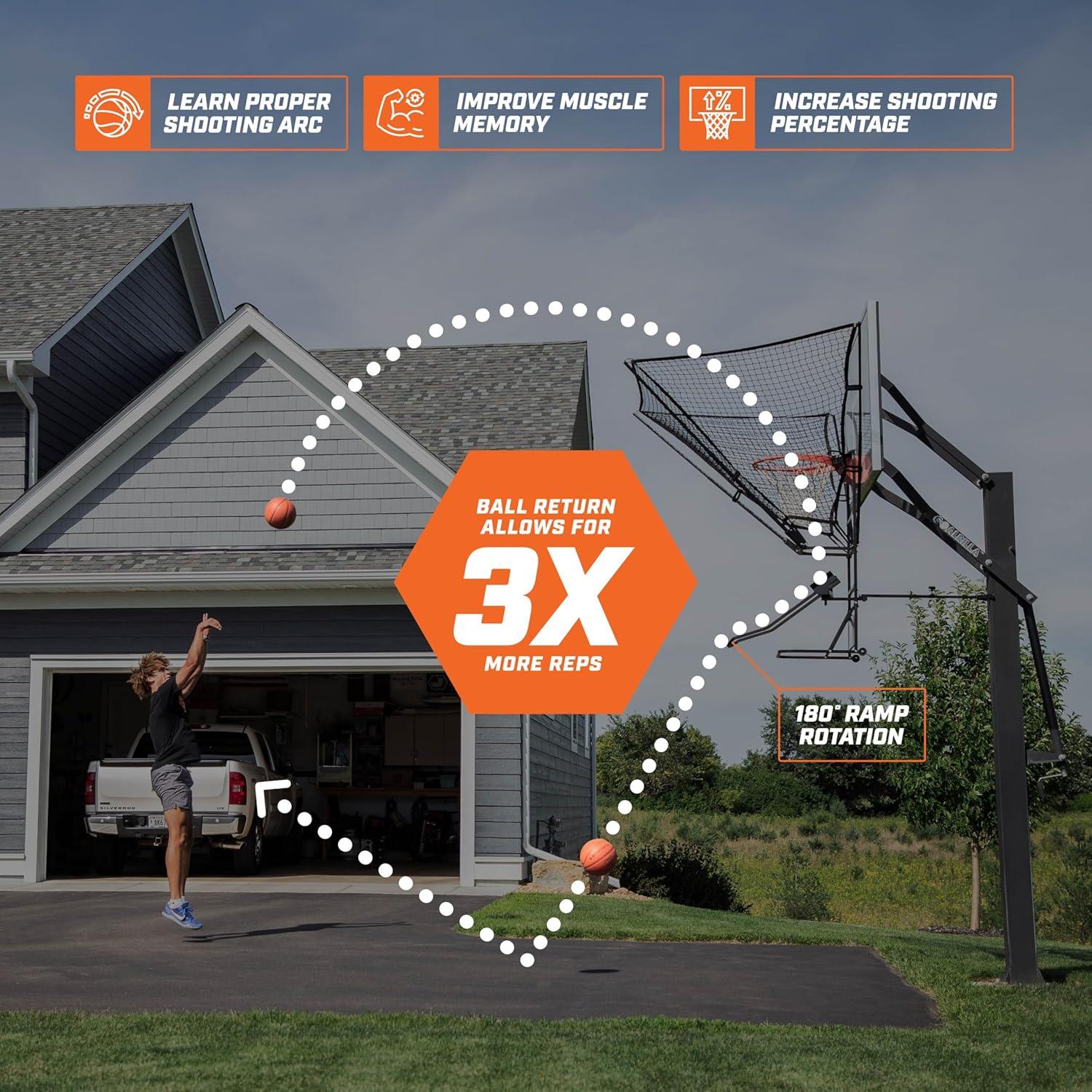 Entrenador de Tiro Dr. Dish IC3 con Red Rebotadora Portátil