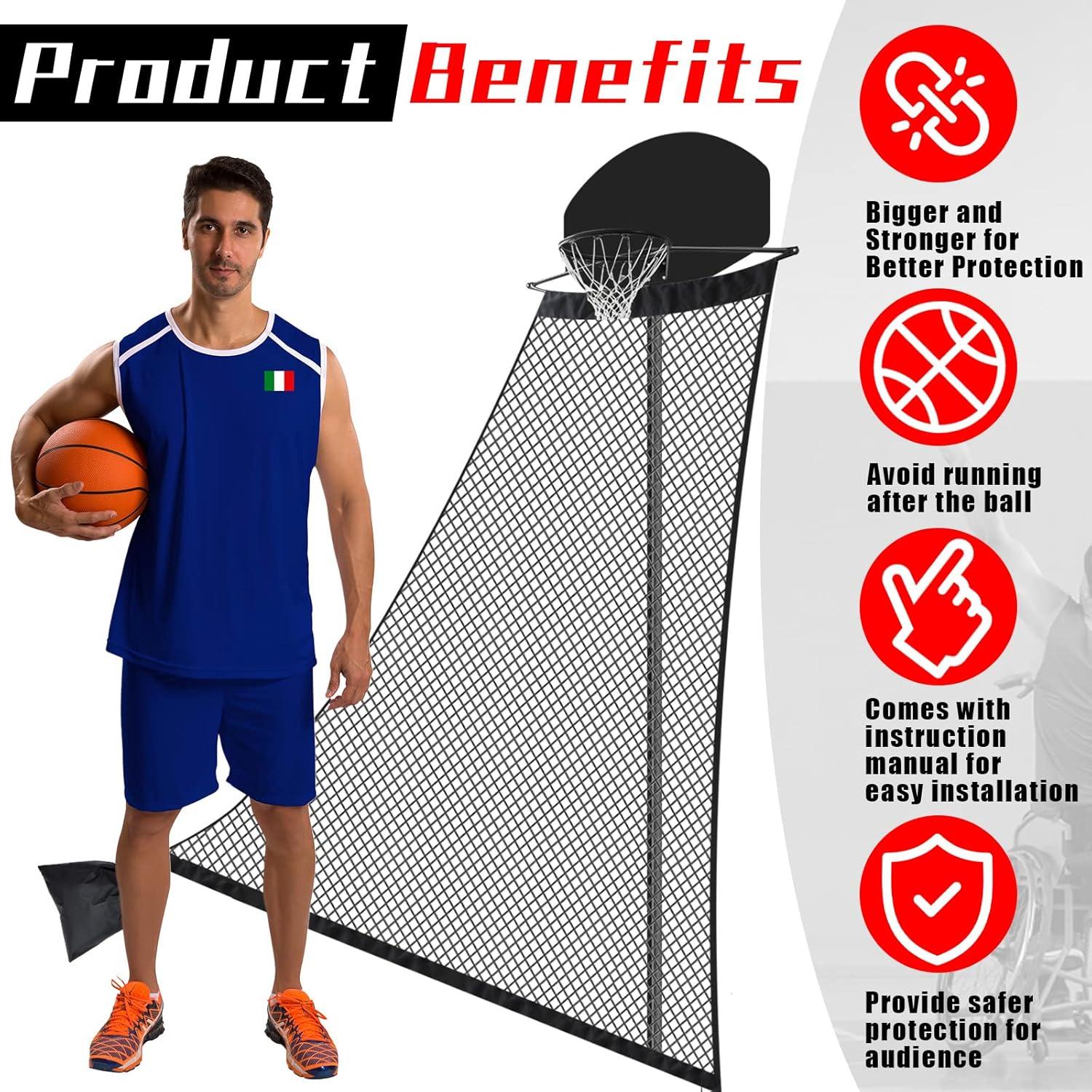 Rebotador de Baloncesto WinnerWhy SHQ2350 304x275x152cm Negro