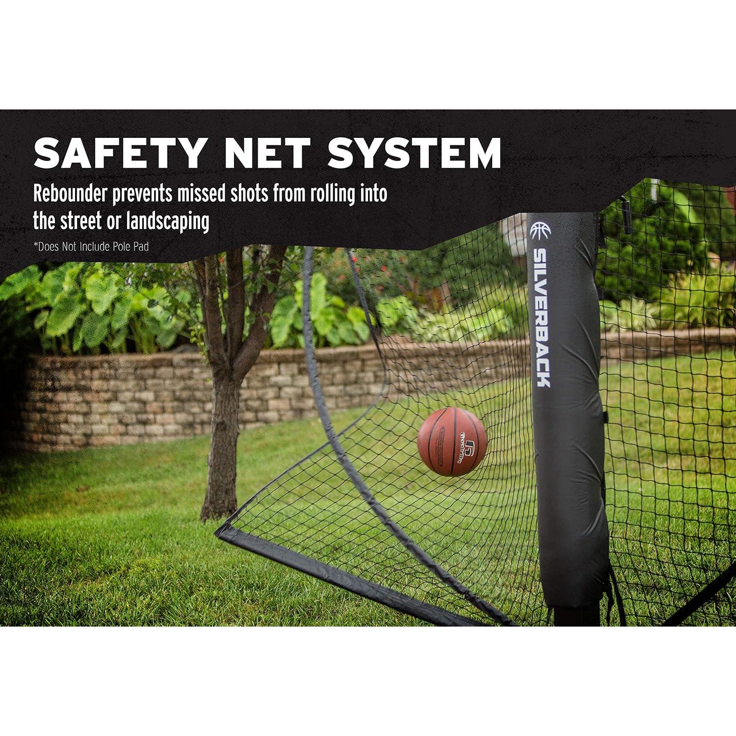 Red Defensiva Silverback Yard Guard para Baloncesto Grande