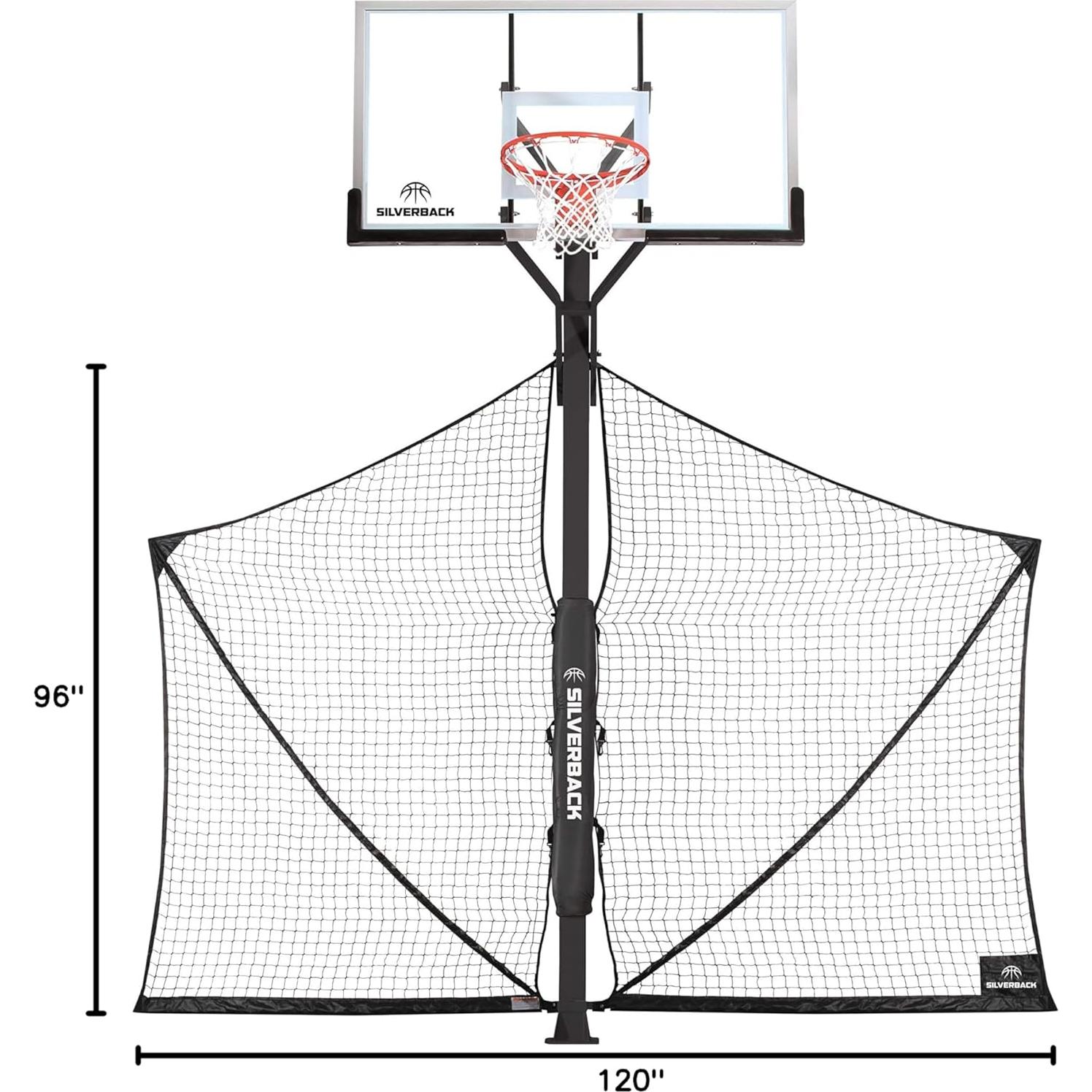 Red Defensiva Silverback Yard Guard para Baloncesto Grande