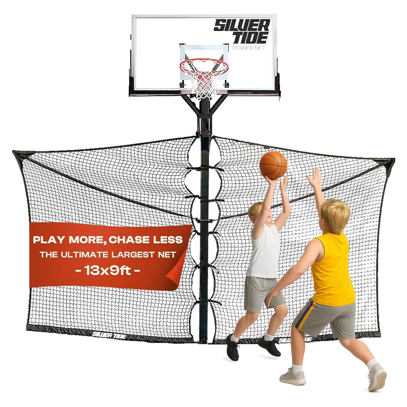 Red de Poder Marea Plateada para Baloncesto 2.74x3.96m