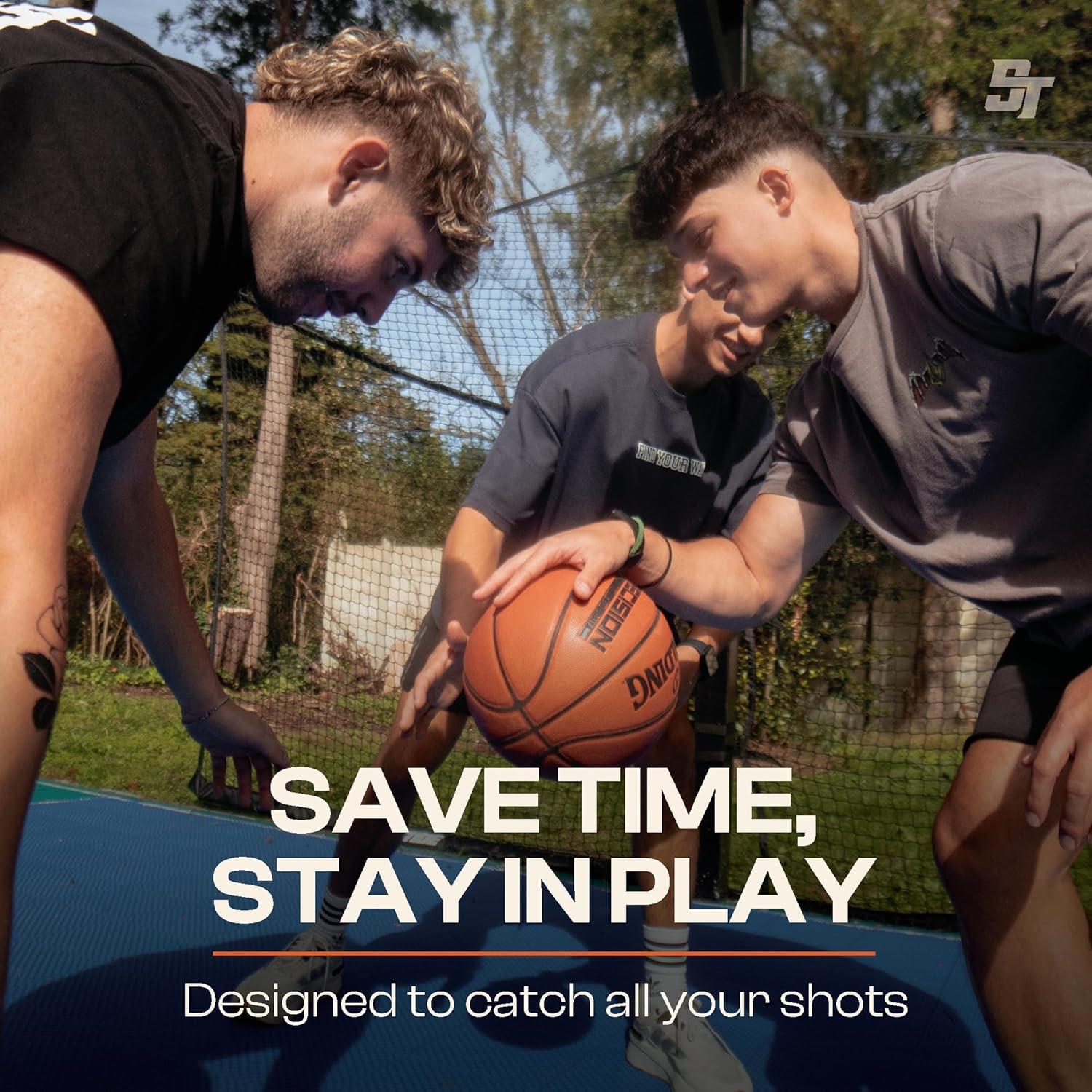 Red de Poder Marea Plateada para Baloncesto 2.74x3.96m