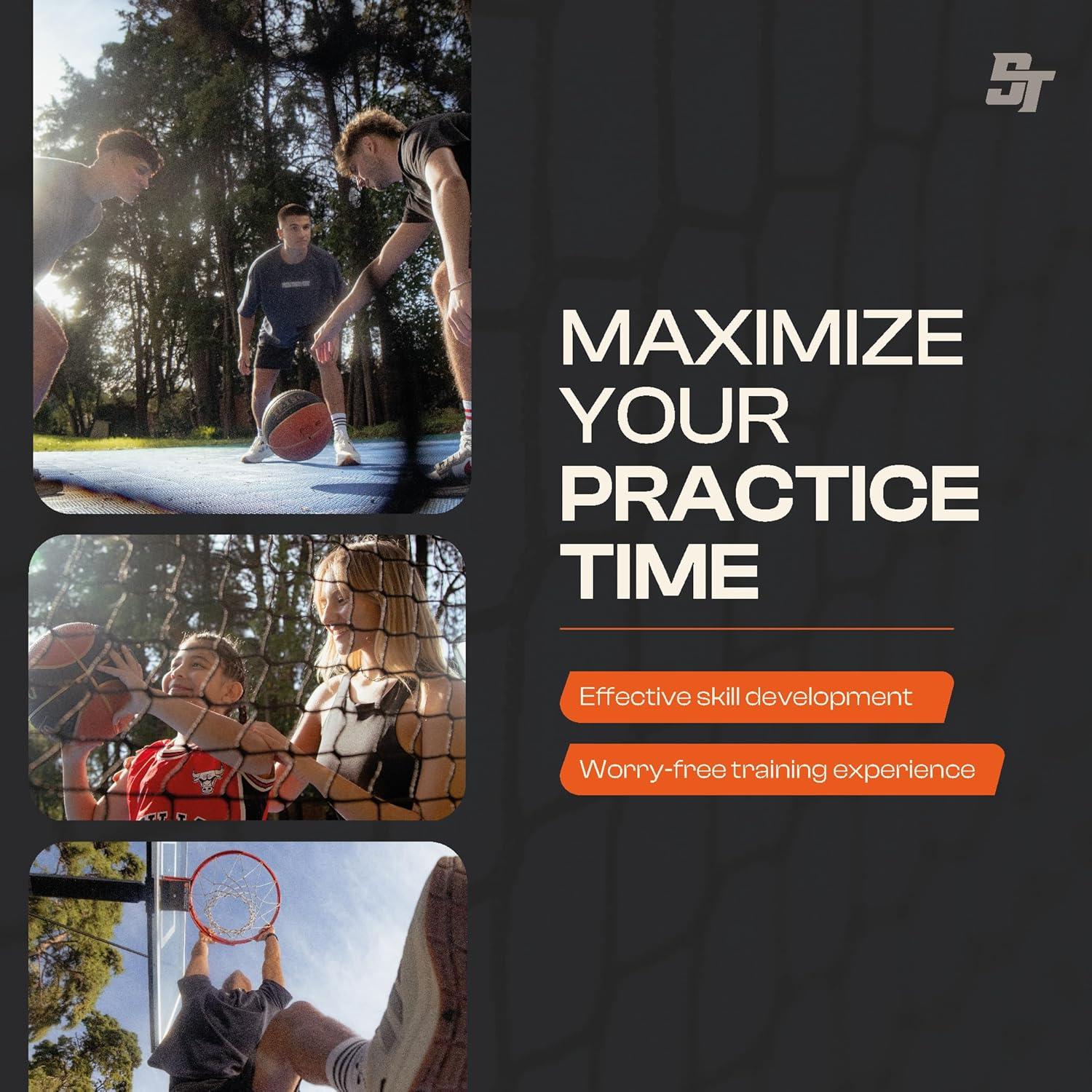 Red de Poder Marea Plateada para Baloncesto 2.74x3.96m