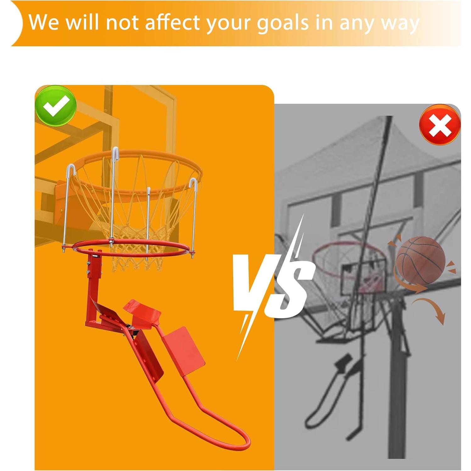 Devolvedor de Baloncesto KATOP Acero 180° para Aro 45.7 cm