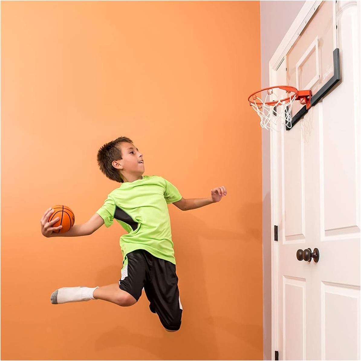 Aro de Baloncesto Mini Spalding Breakaway 180° Sobre Puerta