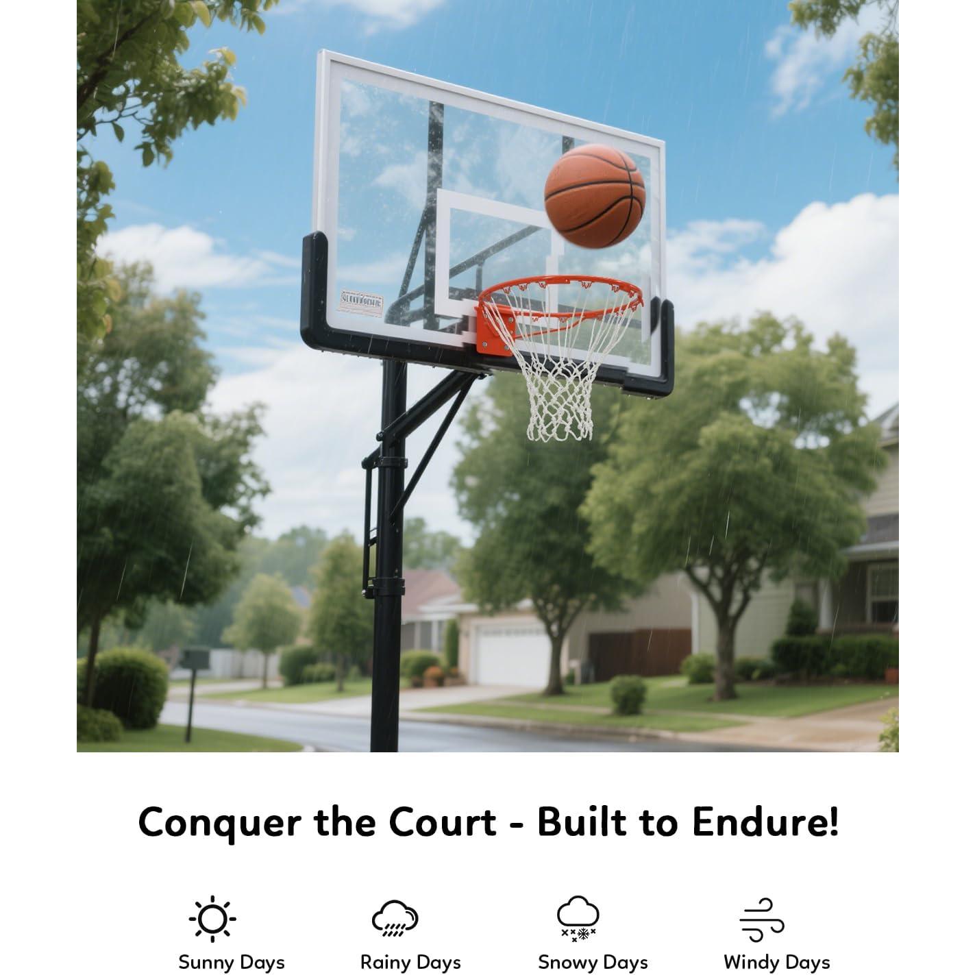 Red de Baloncesto Alta Resistencia ihandiy - 202 g, 12 Asas