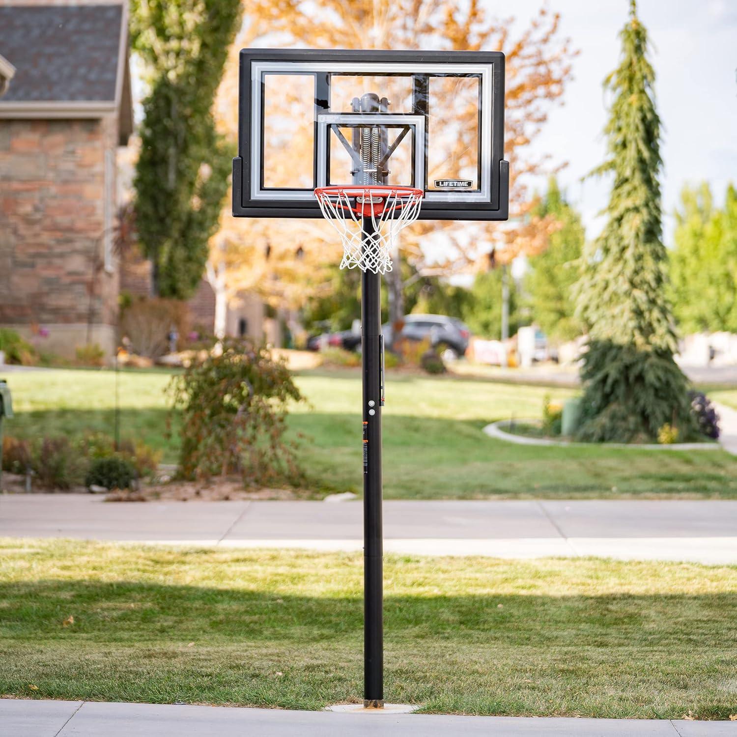 Sistema de Baloncesto Ajustable Lifetime 1084, Tablero 1.27m