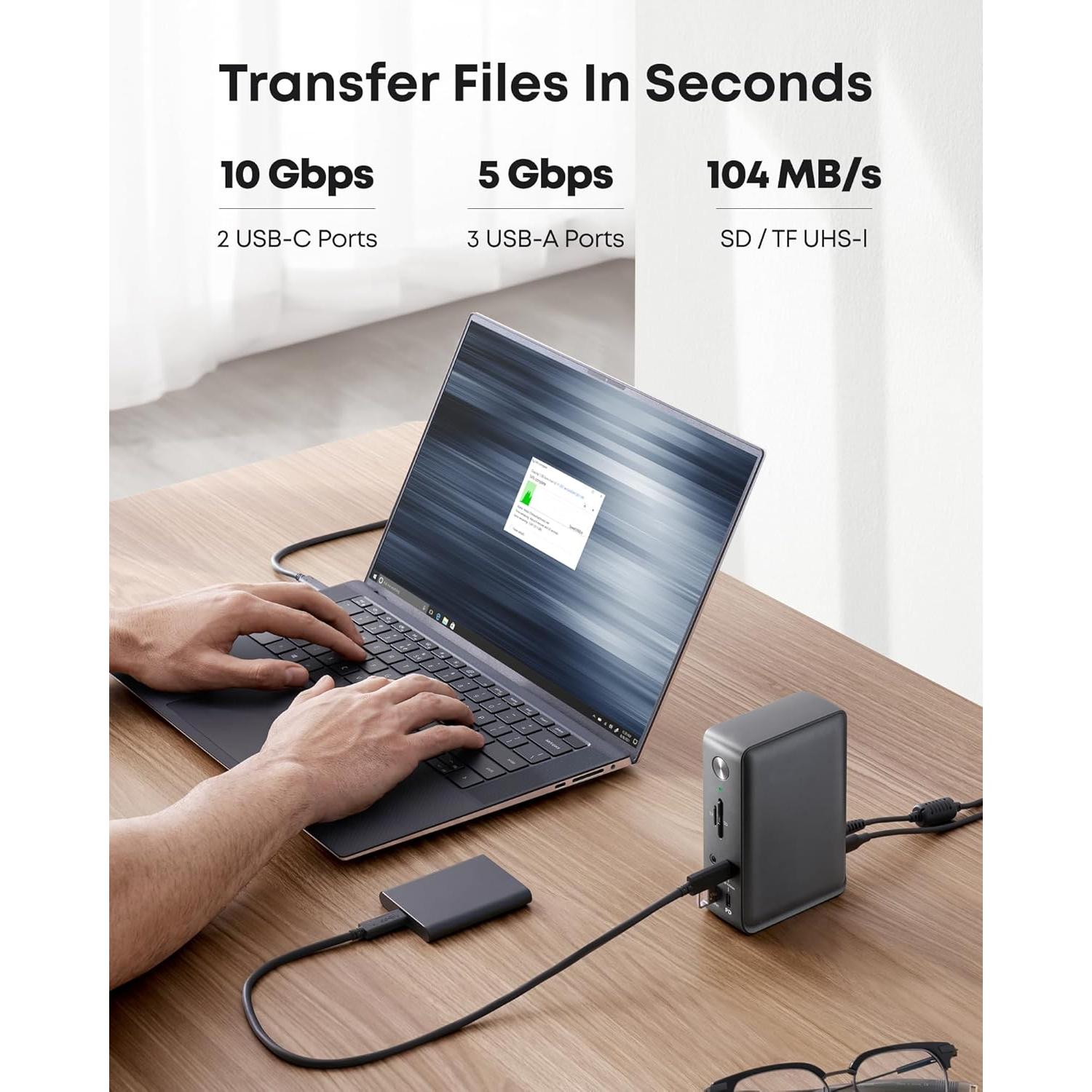 Estación de Acoplamiento Anker 13 en 1 USB-C 4K HDMI