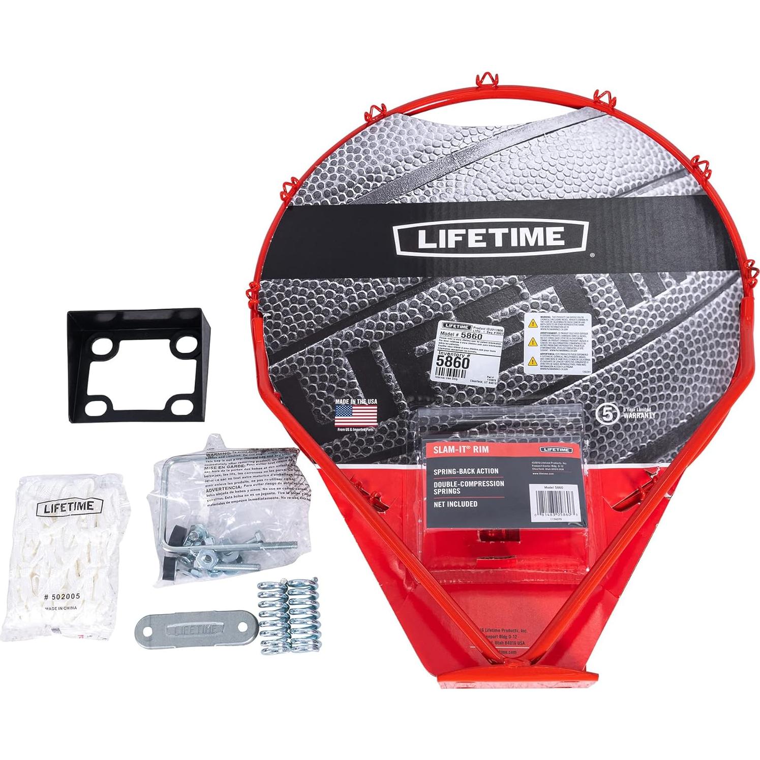 Aro de Baloncesto Slam-It Lifetime 45.72 cm Naranja