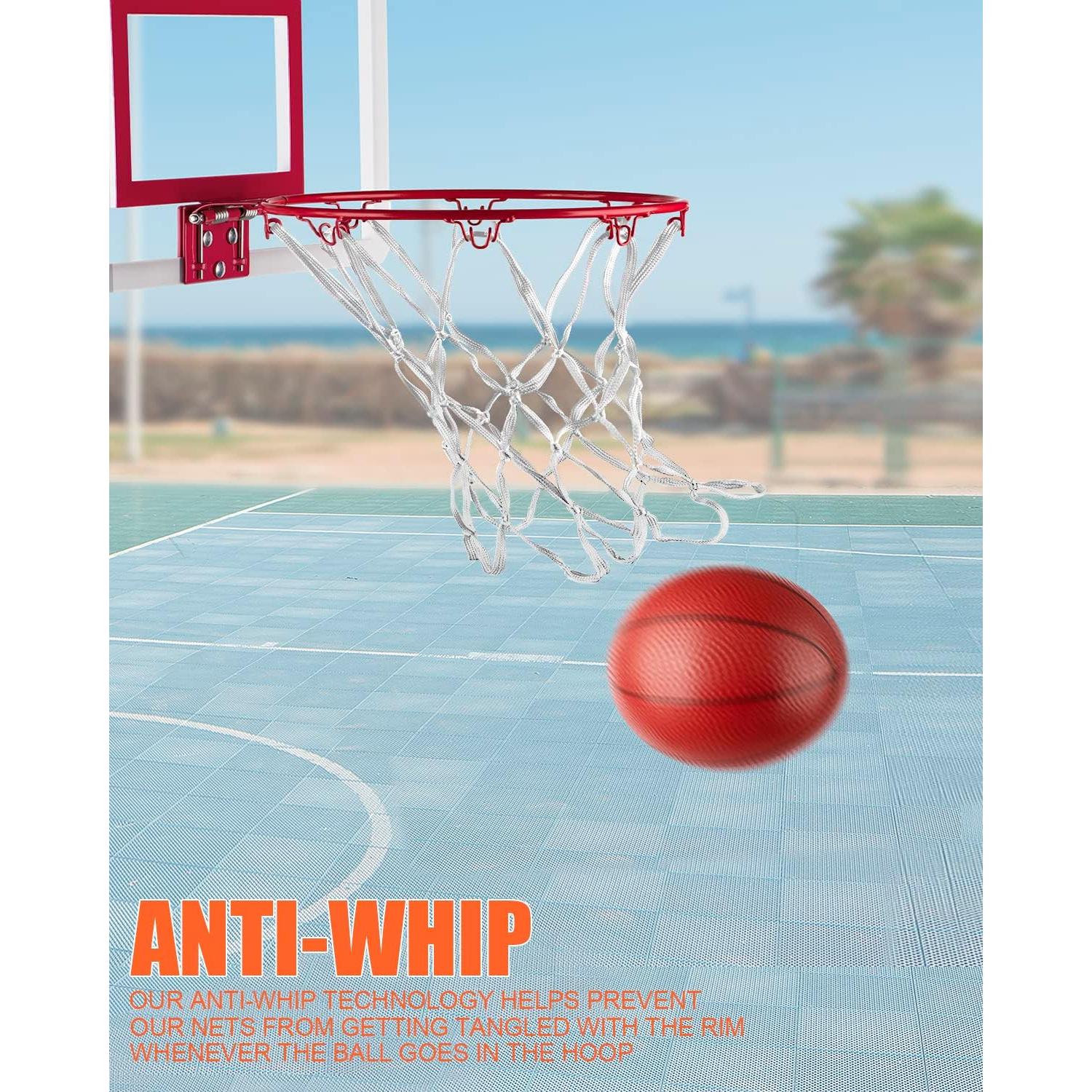 Red de Baloncesto Mini 30.48 cm XXXYYY D-THS-W-BN-W12-U 2 Piezas