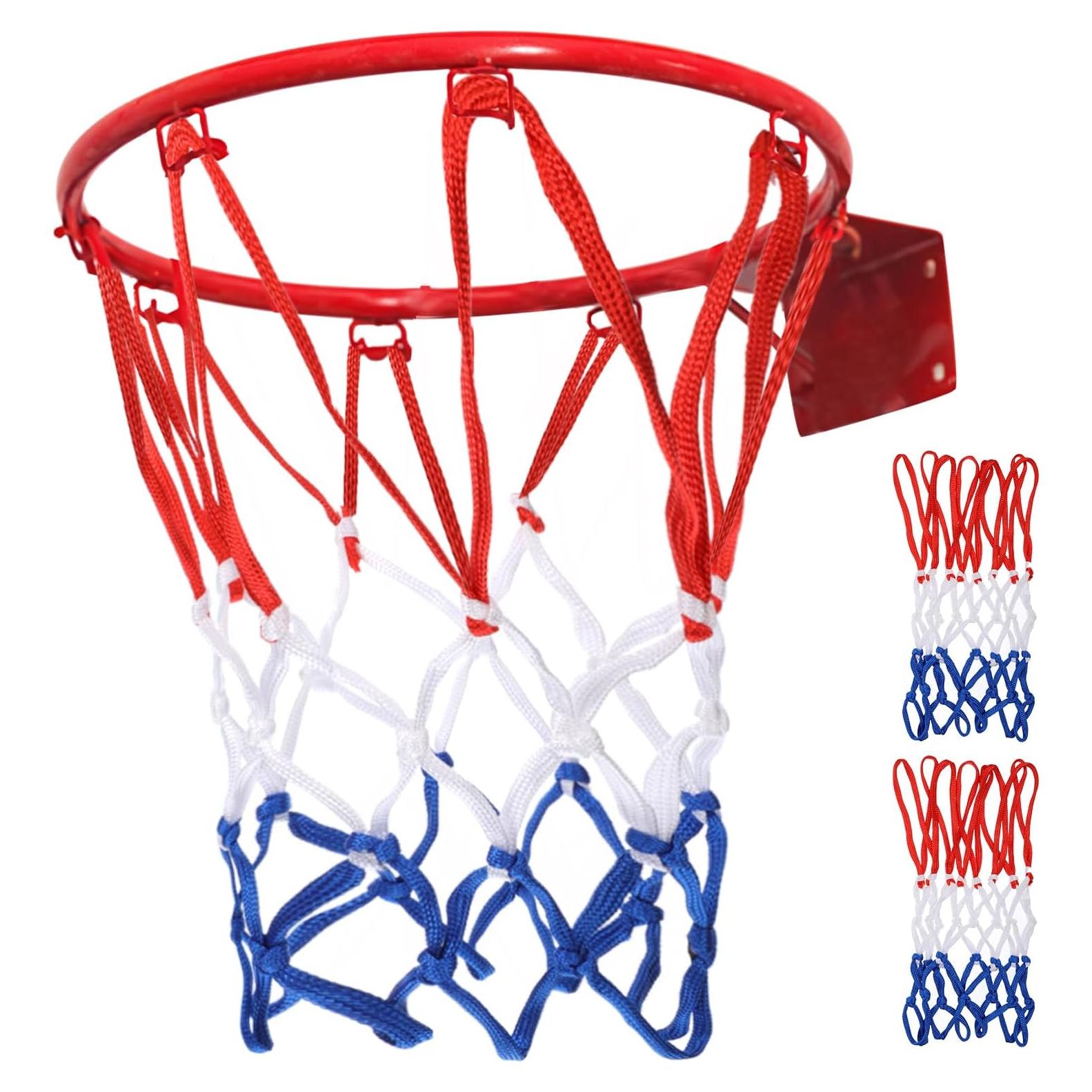Red de Aro de Baloncesto Mini EupHHonycs 30.5cm 2 Piezas