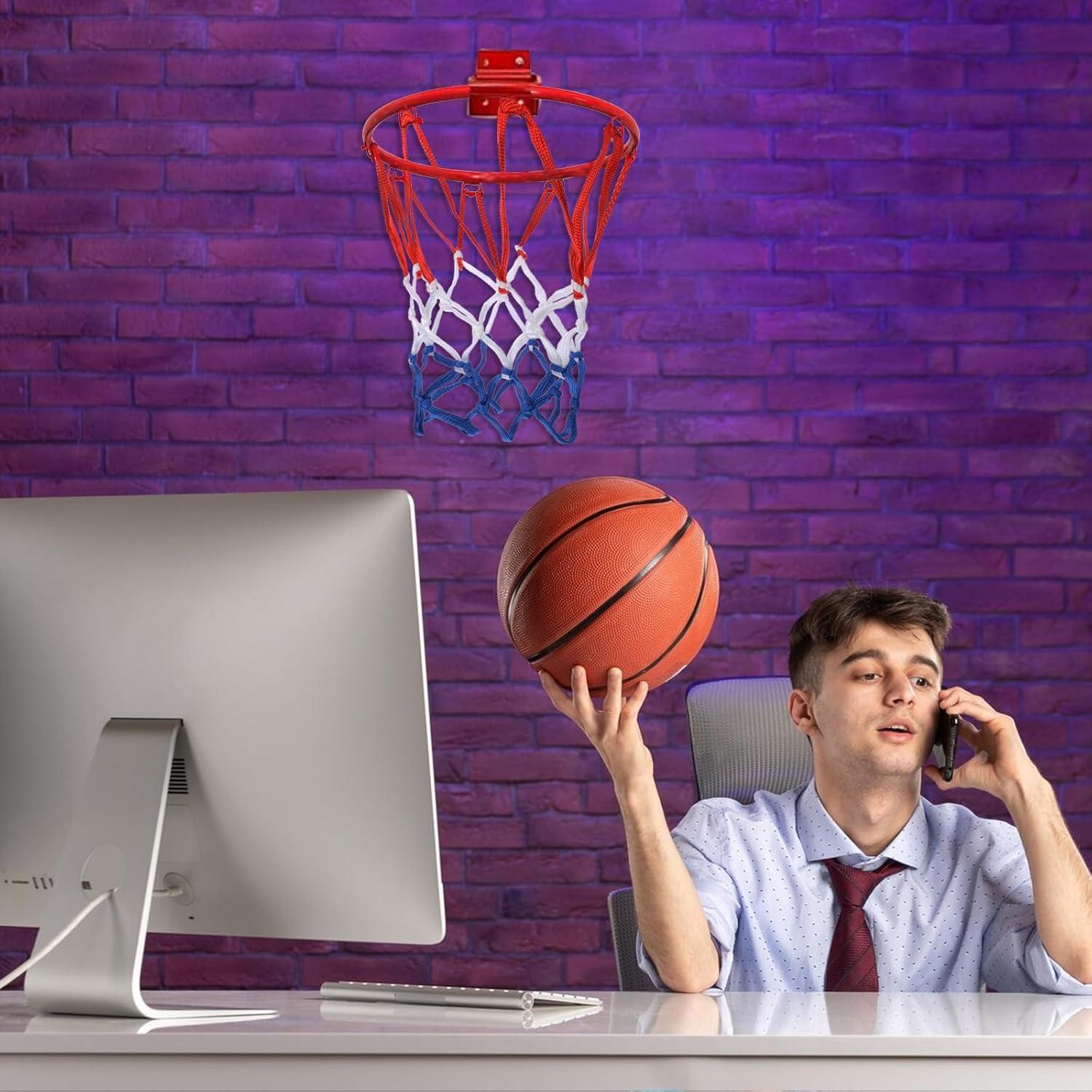 Red de Aro de Baloncesto Mini EupHHonycs 30.5cm 2 Piezas