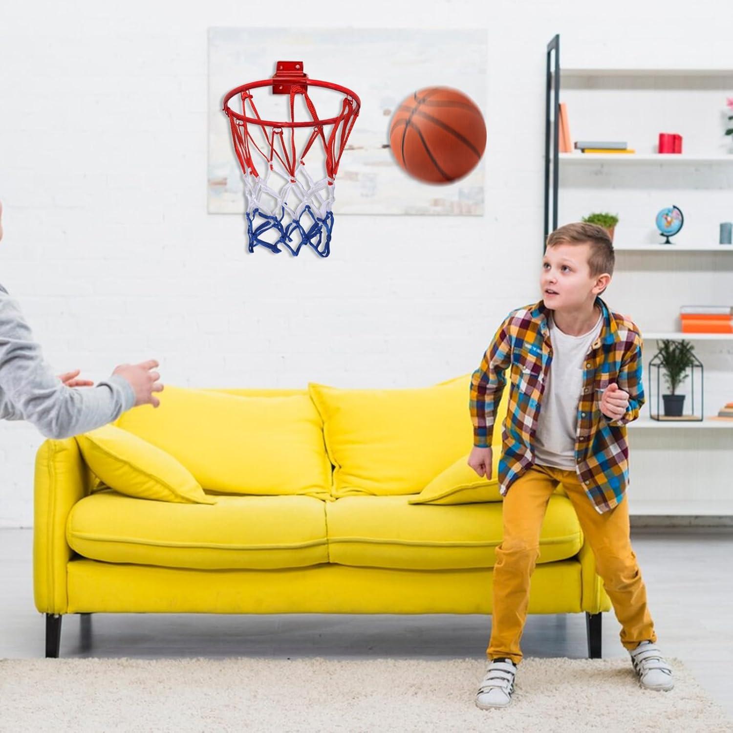 Red de Aro de Baloncesto Mini EupHHonycs 30.5cm 2 Piezas