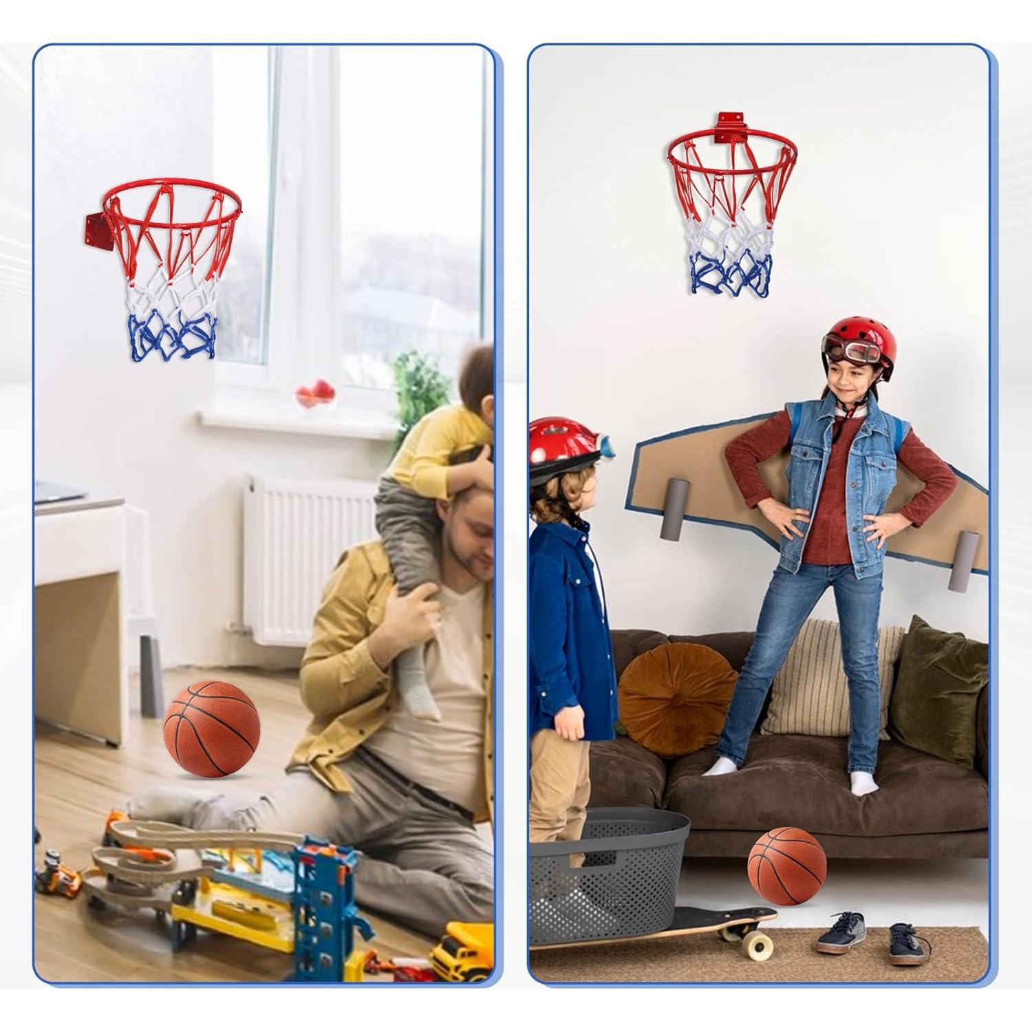 Red de Aro de Baloncesto Mini EupHHonycs 30.5cm 2 Piezas