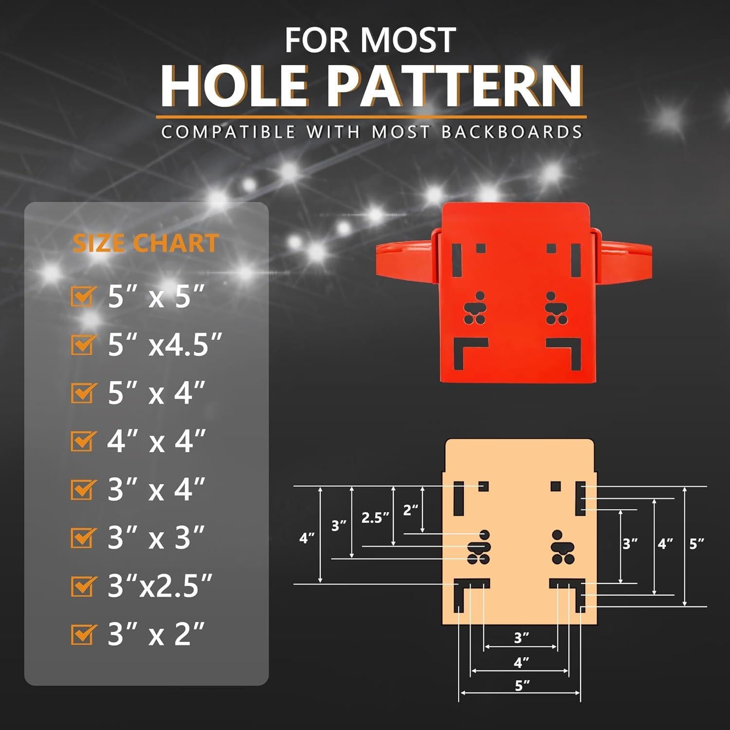 Aro de Baloncesto VosonBell 18" Doble Resorte Alta Resistencia