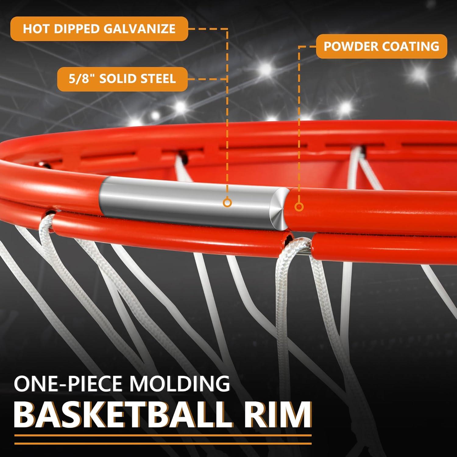 Aro de Baloncesto VosonBell 18" Doble Resorte Alta Resistencia