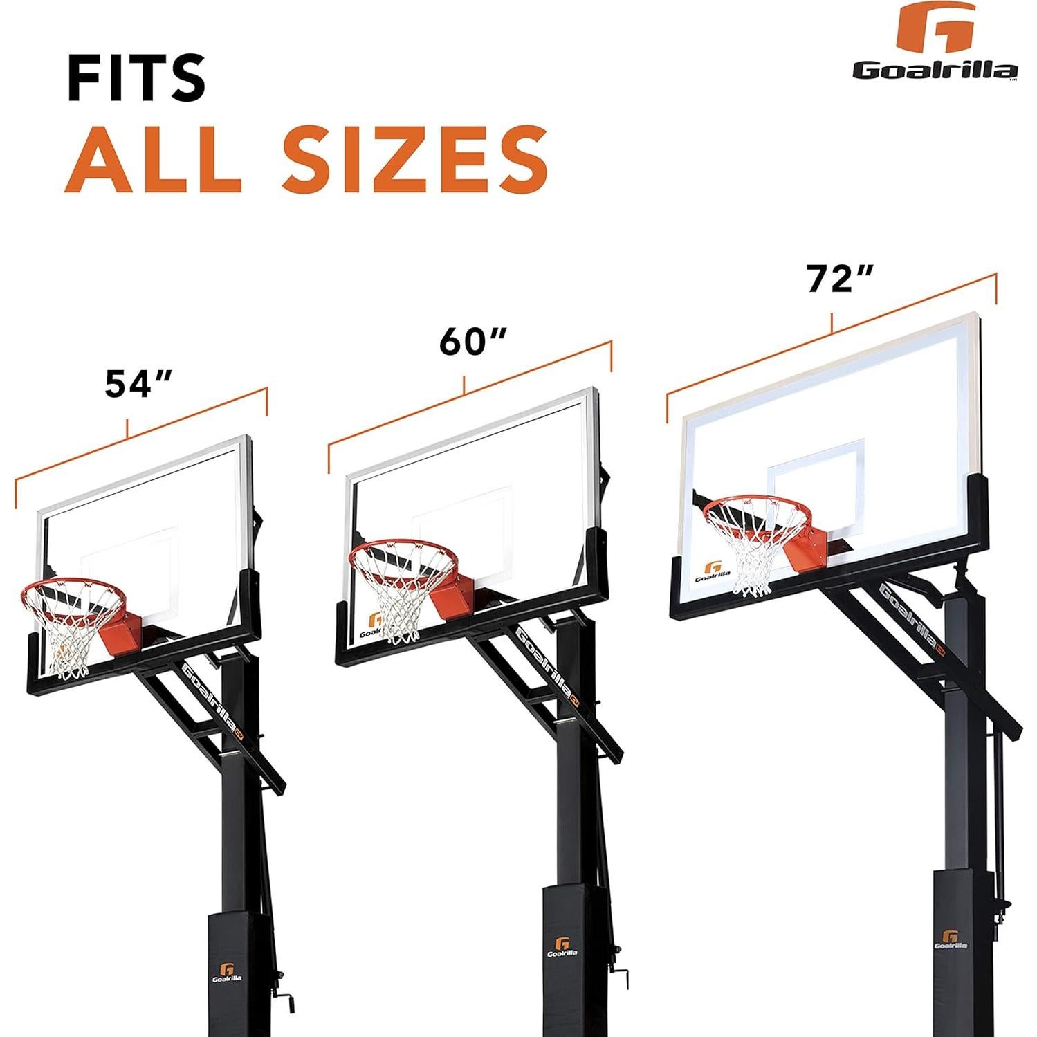 Protección para Tablero de Baloncesto Goalrilla Pro-Style 54-72"