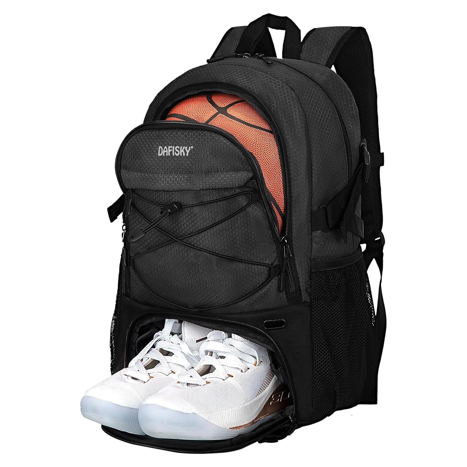 Mochila Deportiva DAFISKY para Baloncesto 30L - Compartimento para Pelota y Zapatos
