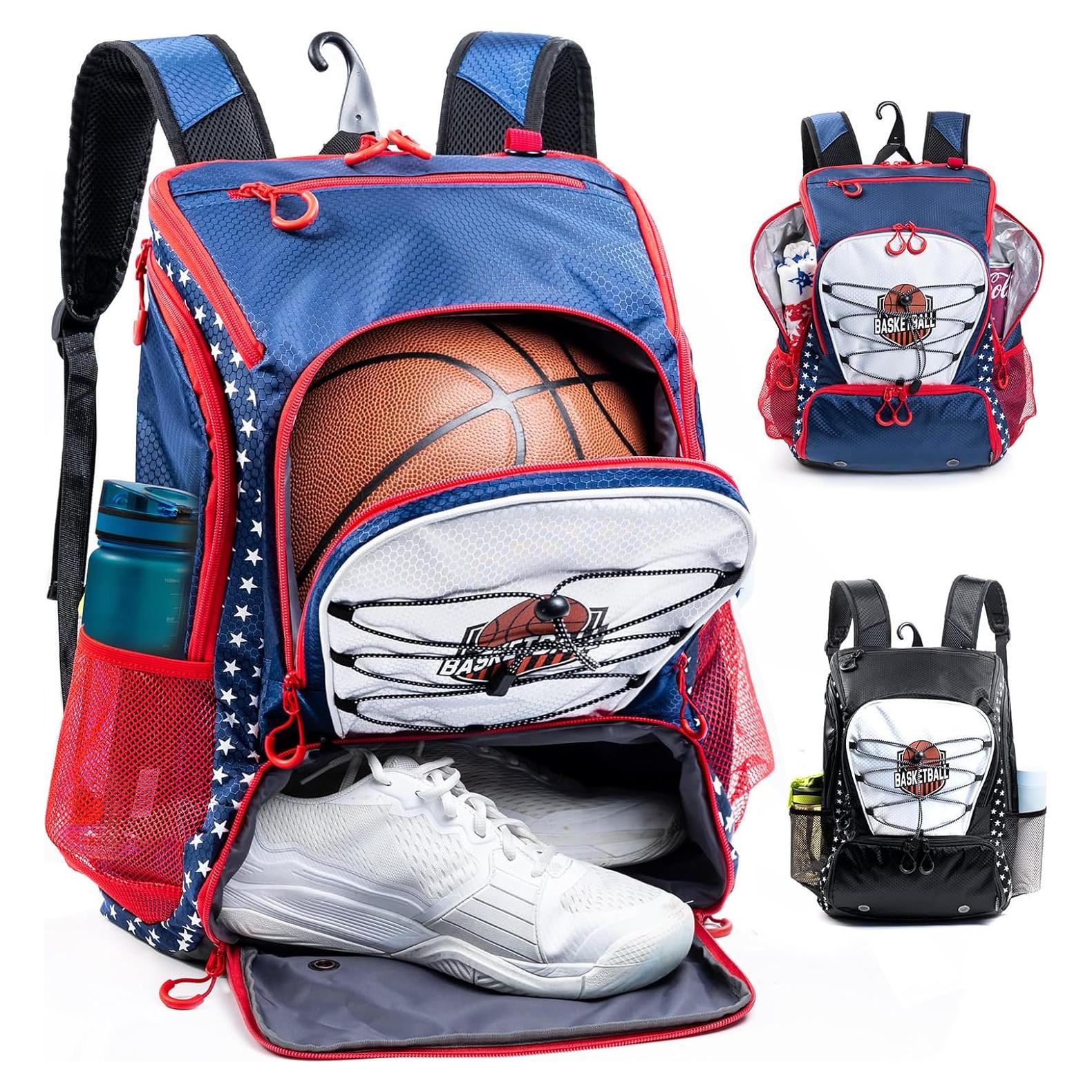 Mochila de Baloncesto VIGEGARI 30L con Compartimento para Pelota