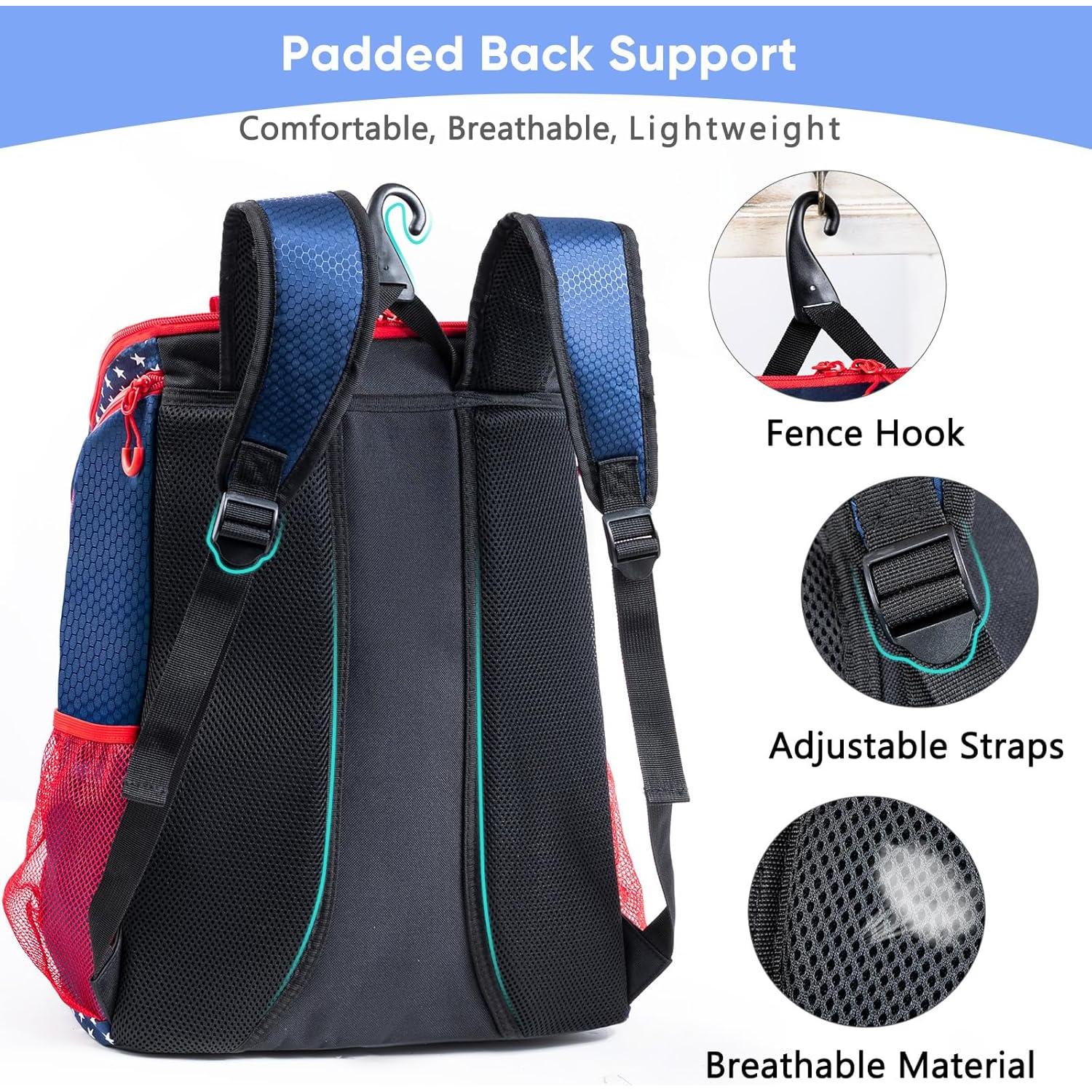 Mochila de Baloncesto VIGEGARI 30L con Compartimento para Pelota