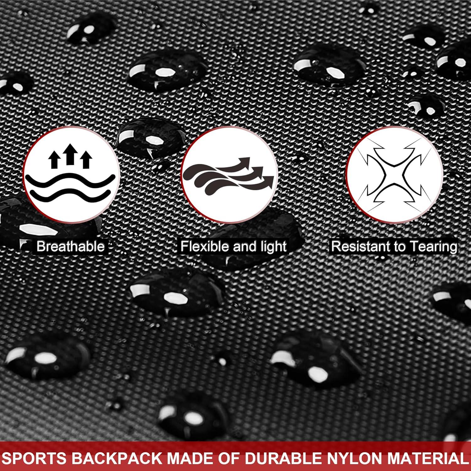 Mochila de Baloncesto SKAITU 45L con Compartimento para Zapatos