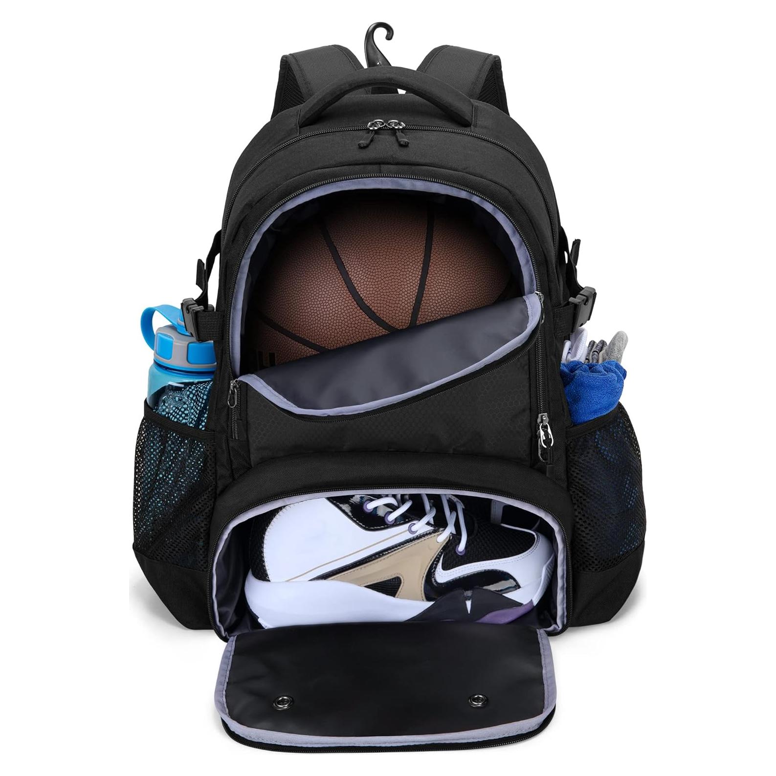 Mochila de Baloncesto DSLEAF con Compartimento para Zapatos