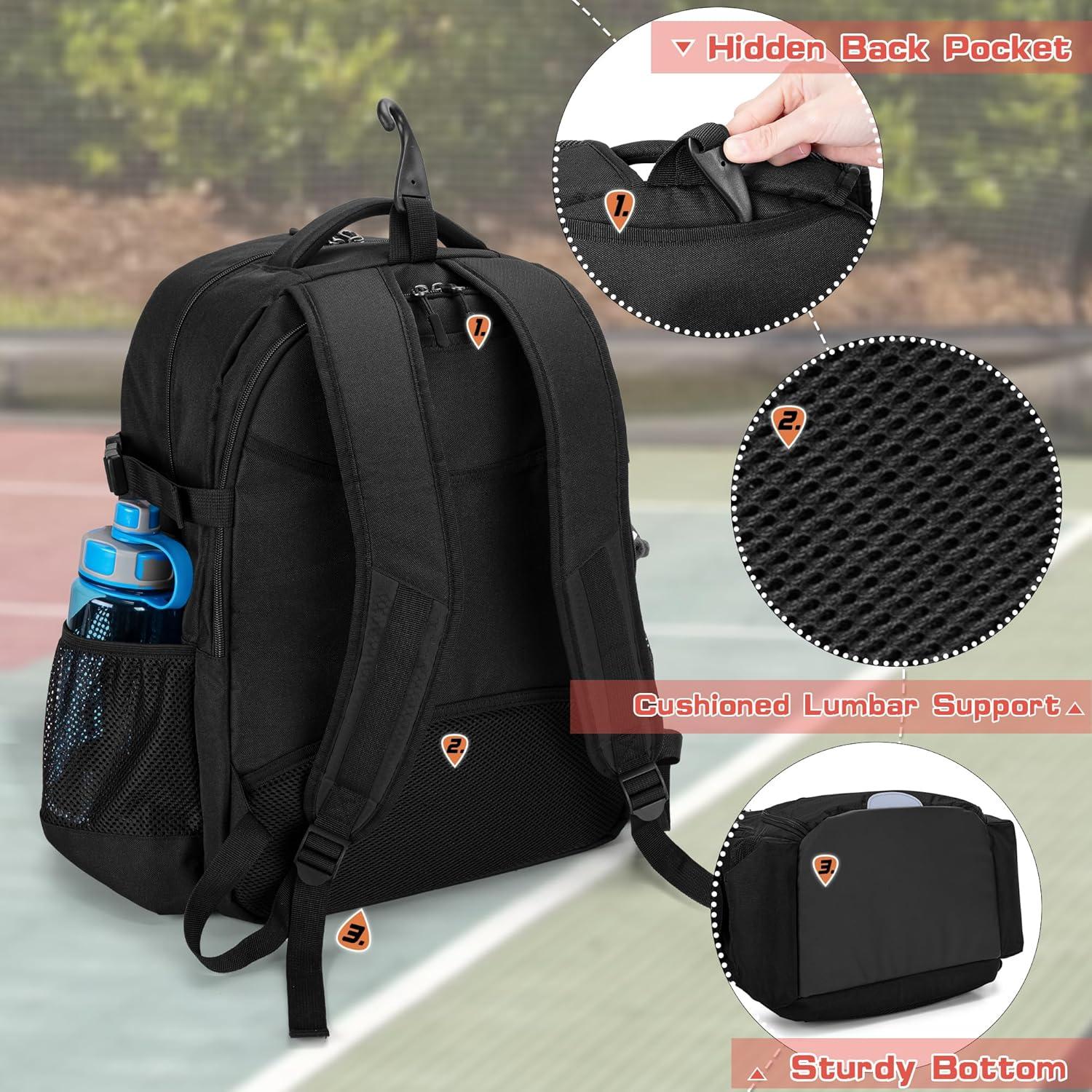Mochila de Baloncesto DSLEAF con Compartimento para Zapatos