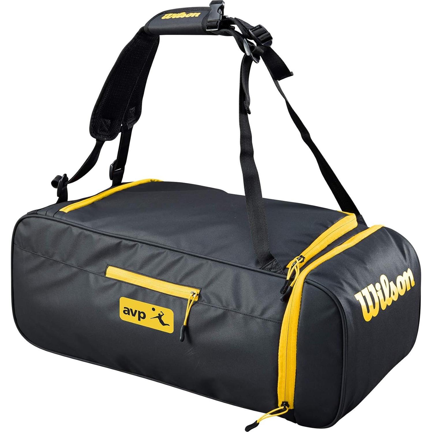 Bolsa de viaje Wilson AVP 59.7x38.1cm - Negro/Amarillo